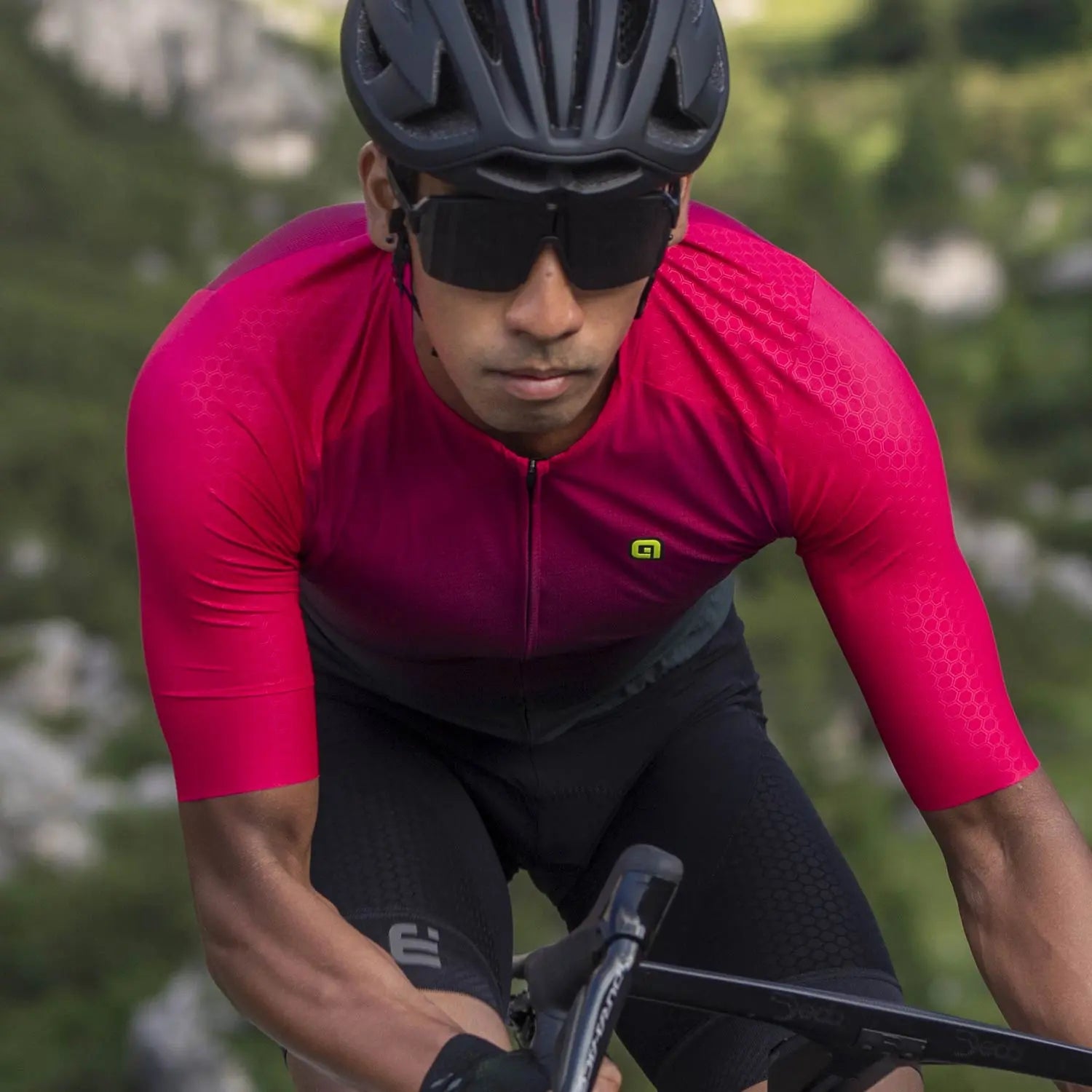Ale Clothing Velocity 2.0 R-EV1 Short Sleeves Jersey Burgundy - FREE UK Shipping, FREE 365 Day Returns | Moto Central