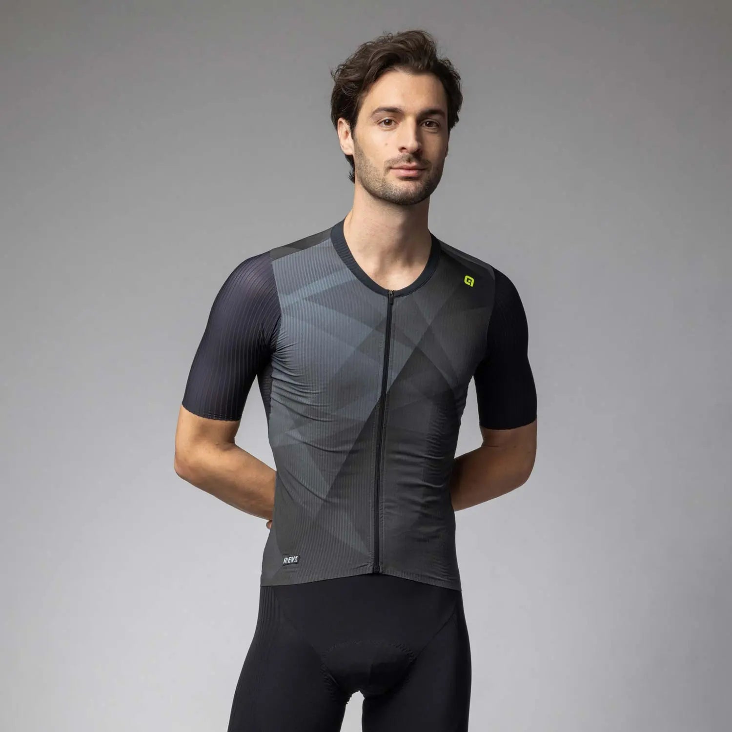 Ale Clothing Sprinter R-EV1 Short Sleeves Jersey Black - FREE UK Shipping, FREE 365 Day Returns | Moto Central