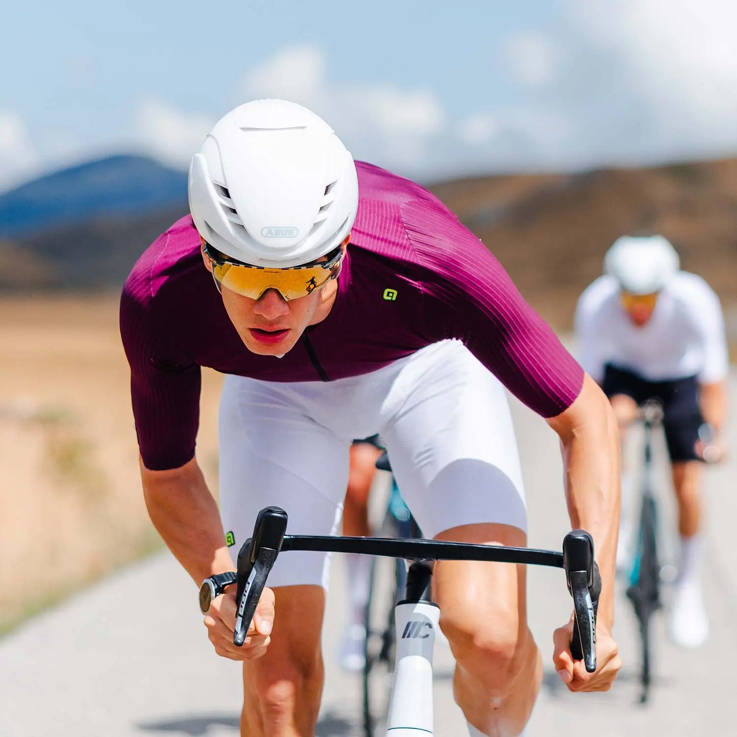 Ale Clothing Sprinter 2.0 R-EV1 Short Sleeves Jersey Purple - FREE UK Shipping, FREE 365 Day Returns | Moto Central