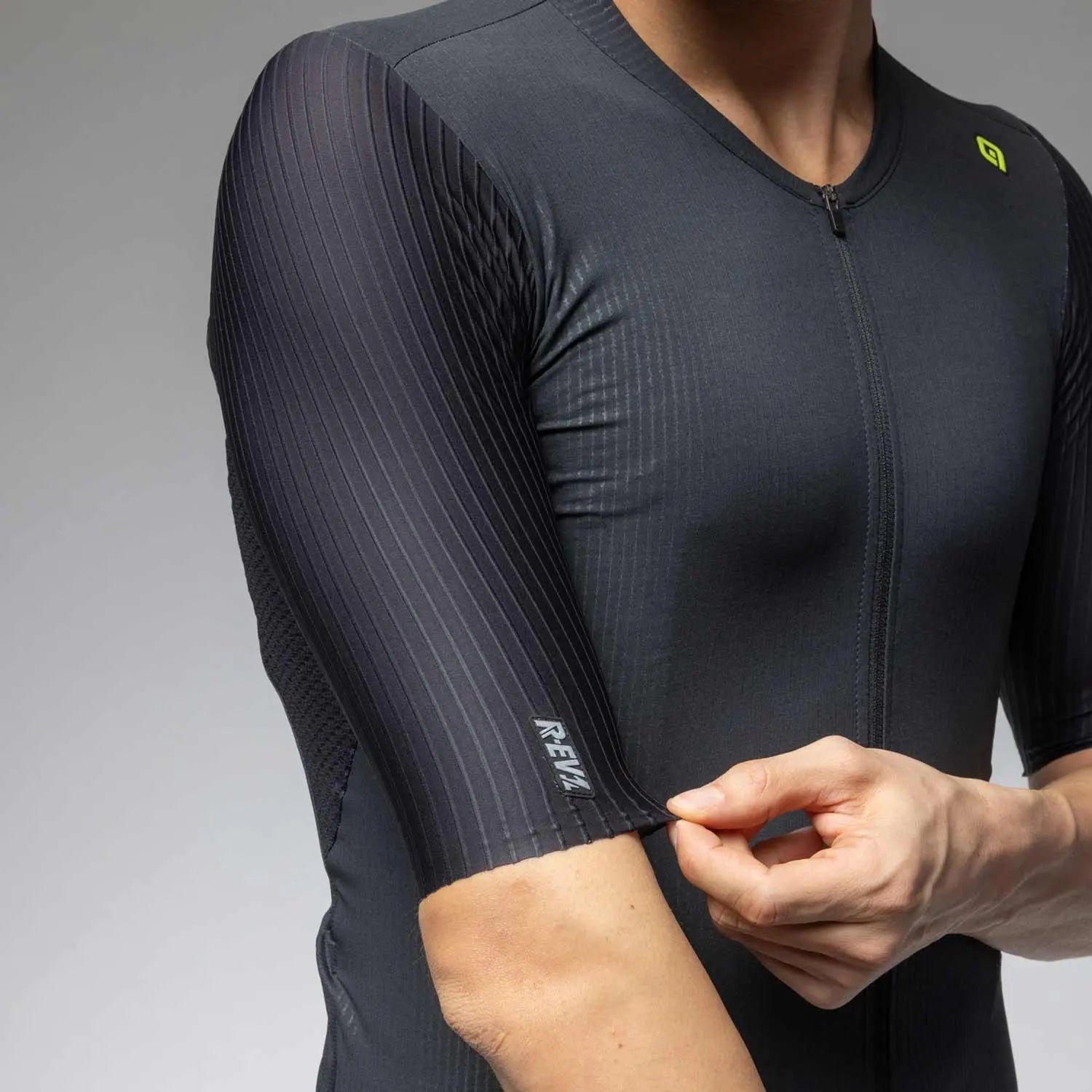 Ale Clothing Sprinter 2.0 R-EV1 Short Sleeves Jersey Black - FREE UK Shipping, FREE 365 Day Returns | Moto Central