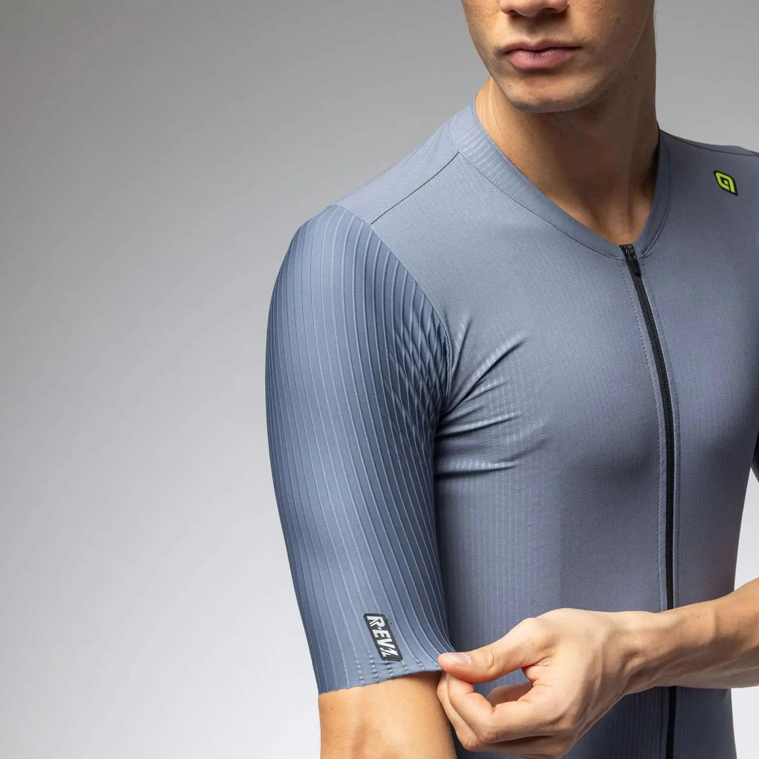 Ale Clothing Sprinter 2.0 R-EV1 Short Sleeves Jersey Blue - FREE UK Shipping, FREE 365 Day Returns | Moto Central