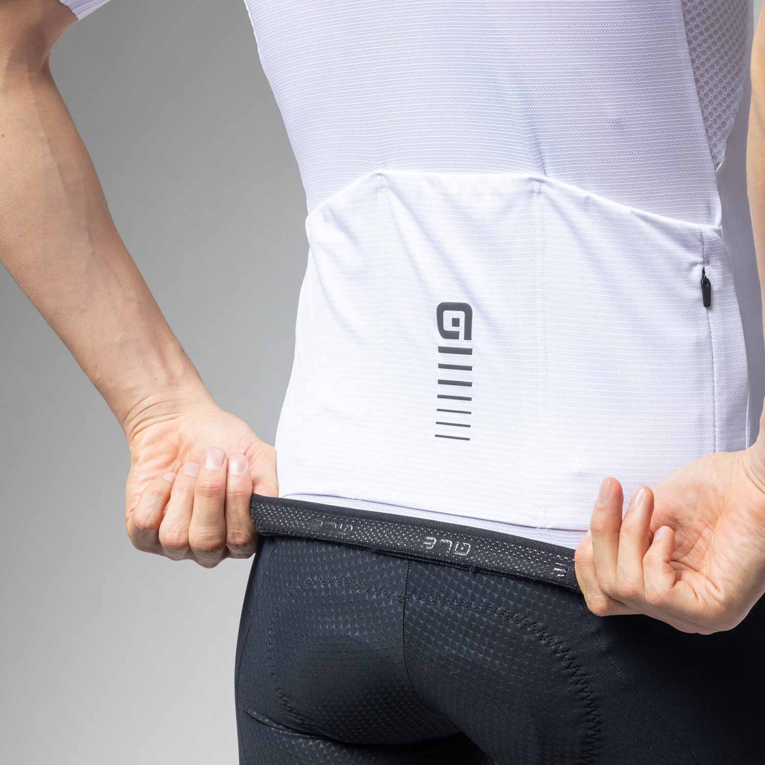 Ale Clothing Sprinter 2.0 R-EV1 Short Sleeves Jersey White - FREE UK Shipping, FREE 365 Day Returns | Moto Central