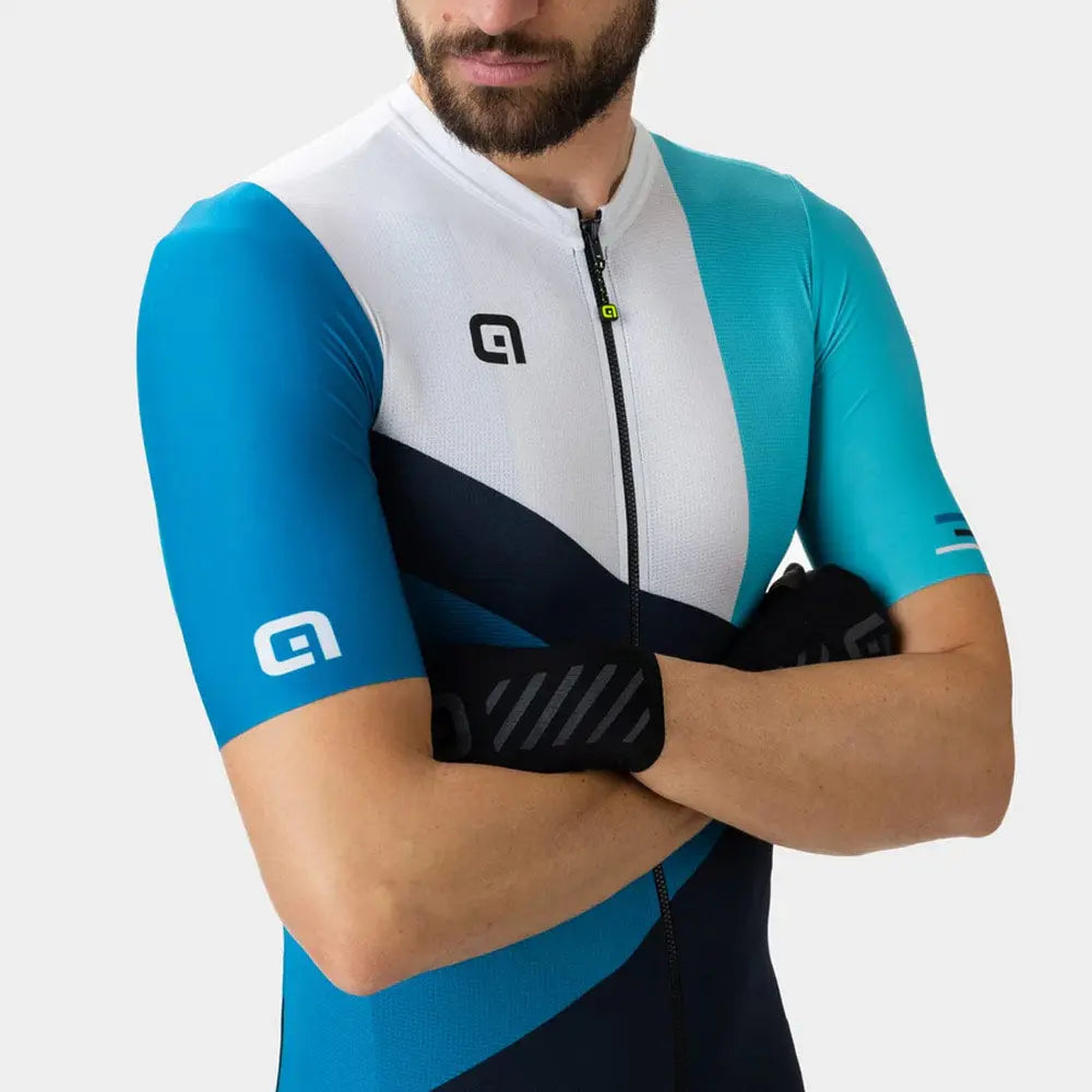 Ale Clothing Next Pragma Short Sleeves Jersey Blue - FREE UK Shipping, FREE 365 Day Returns | Moto Central