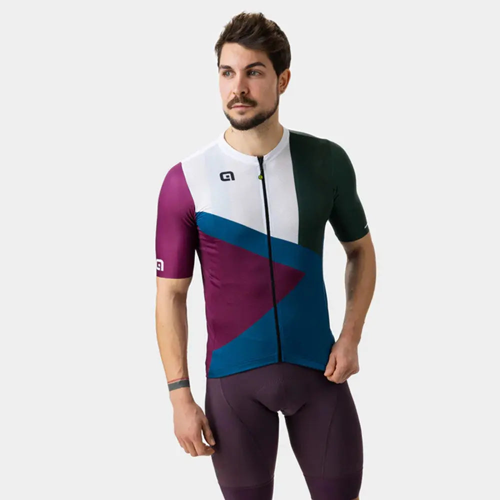 Ale Clothing Next Pragma Short Sleeves Jersey Purple - FREE UK Shipping, FREE 365 Day Returns | Moto Central