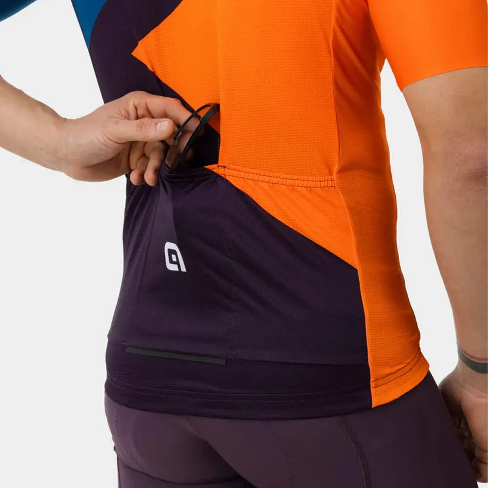 Ale Clothing Next Pragma Short Sleeves Jersey Orange - FREE UK Shipping, FREE 365 Day Returns | Moto Central