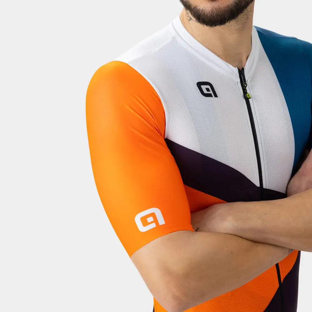 Ale Clothing Next Pragma Short Sleeves Jersey Orange - FREE UK Shipping, FREE 365 Day Returns | Moto Central