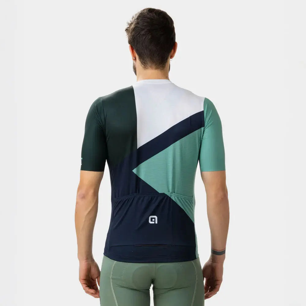 Ale Clothing Next Pragma Short Sleeves Jersey Green - FREE UK Shipping, FREE 365 Day Returns | Moto Central