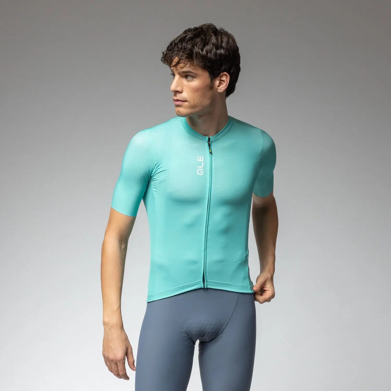Ale Clothing Colour Block Pragma Short Sleeves Jersey SS26 Cyan - FREE UK Shipping, FREE 365 Day Returns | Moto Central