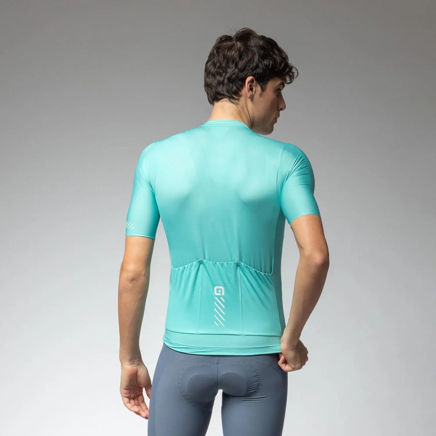 Ale Clothing Colour Block Pragma Short Sleeves Jersey SS26 Cyan - FREE UK Shipping, FREE 365 Day Returns | Moto Central