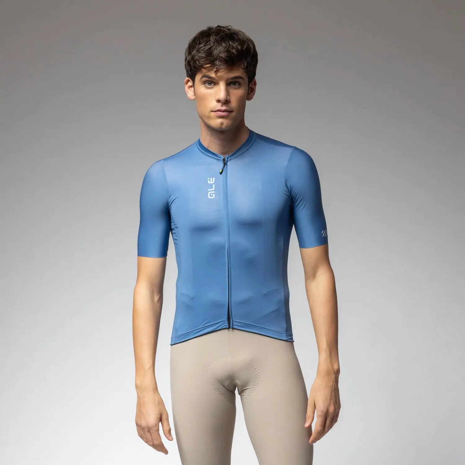 Ale Clothing Colour Block Pragma Short Sleeves Jersey SS26 Blue - FREE UK Shipping, FREE 365 Day Returns | Moto Central