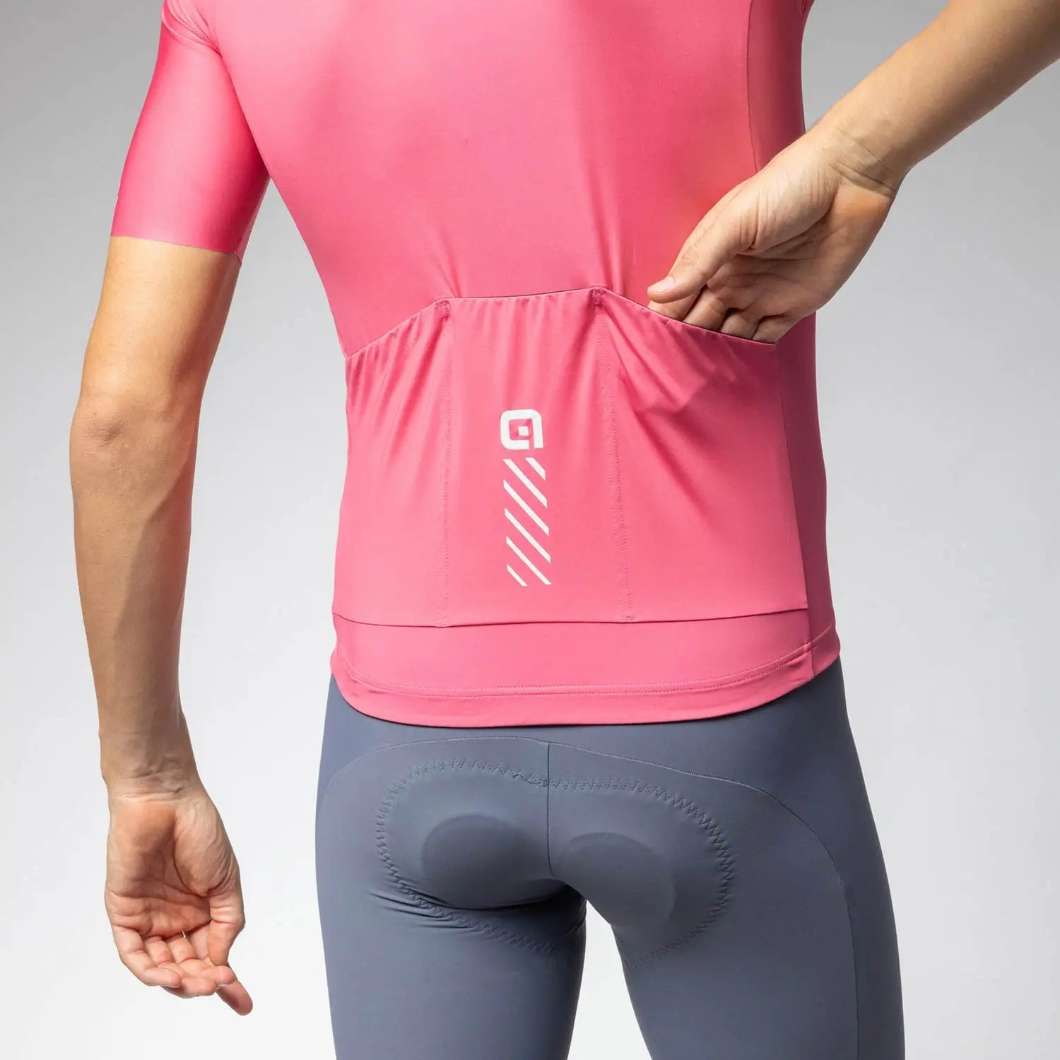 Ale Clothing Colour Block Pragma Short Sleeves Jersey SS26 Pink - FREE UK Shipping, FREE 365 Day Returns | Moto Central