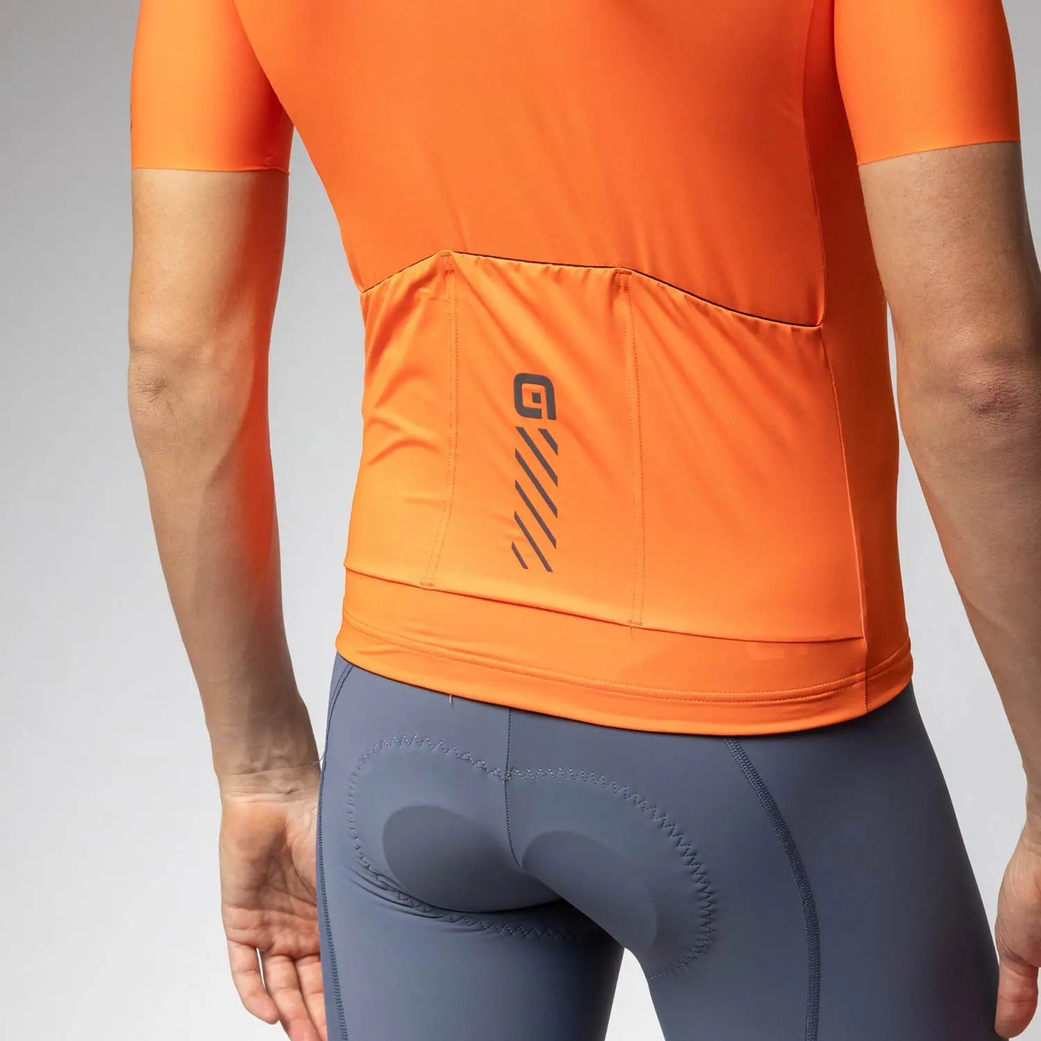 Ale Clothing Colour Block Pragma Short Sleeves Jersey SS26 Orange - FREE UK Shipping, FREE 365 Day Returns | Moto Central