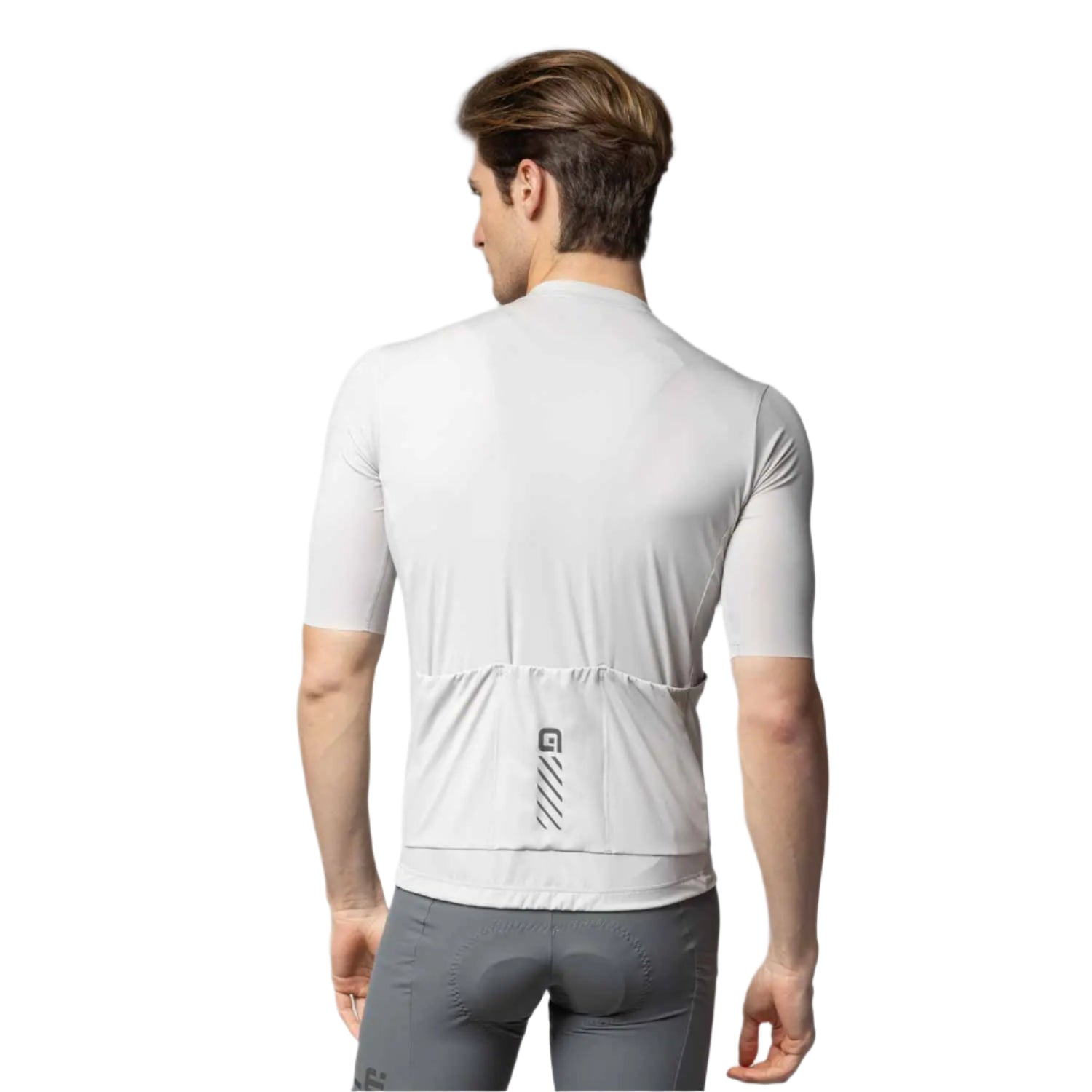 Ale Clothing Colour Block Off Road Pragma SS25 Short Sleeves Jersey Grey - FREE UK Shipping, FREE 365 Day Returns | Moto Central