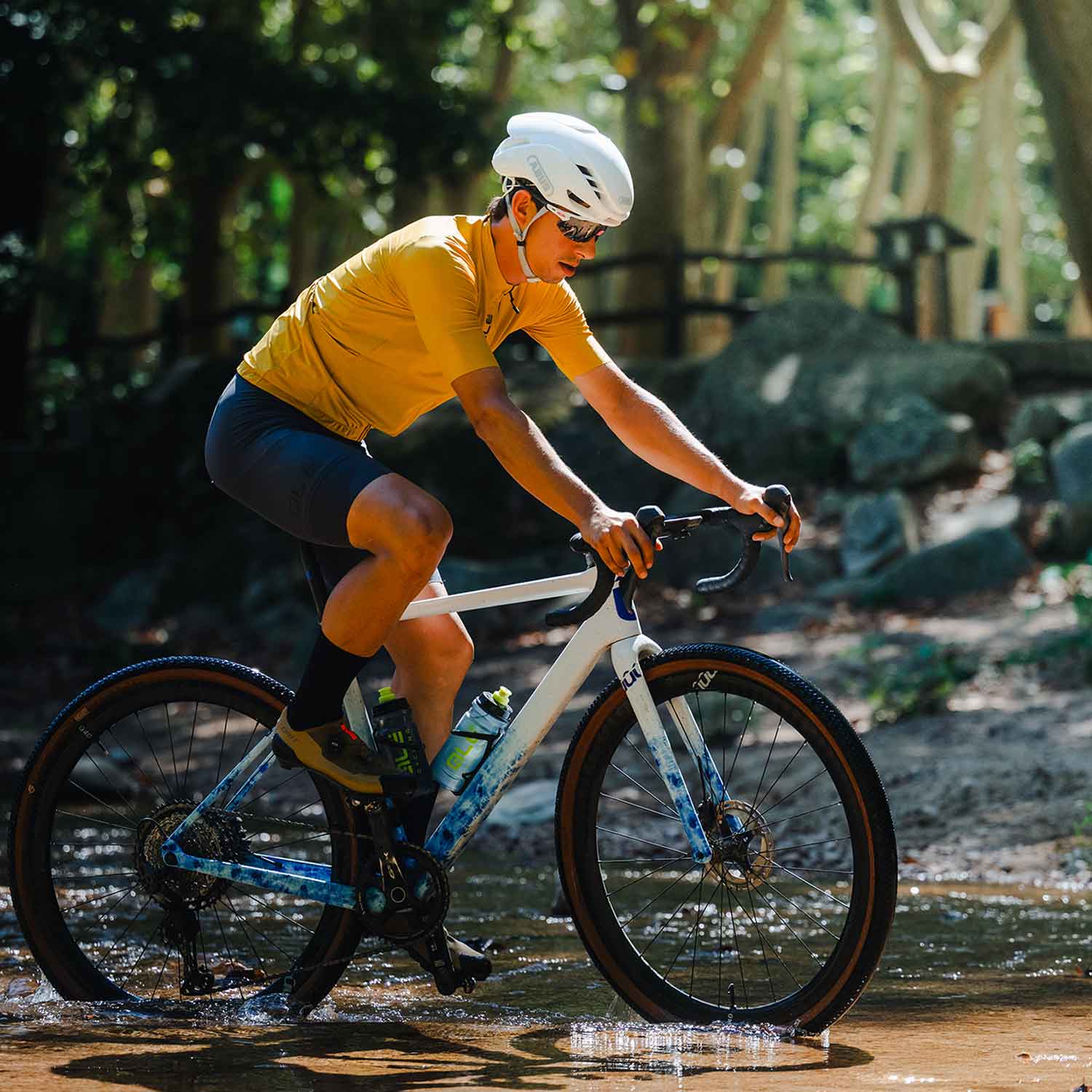 Ale Clothing Colour Block Off Road Pragma SS26 Short Sleeves Jersey Yellow - FREE UK Shipping, FREE 365 Day Returns | Moto Central