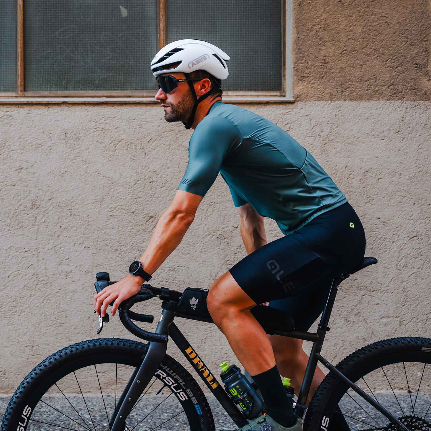 Ale Clothing Colour Block Off Road Pragma SS26 Short Sleeves Jersey Green - FREE UK Shipping, FREE 365 Day Returns | Moto Central