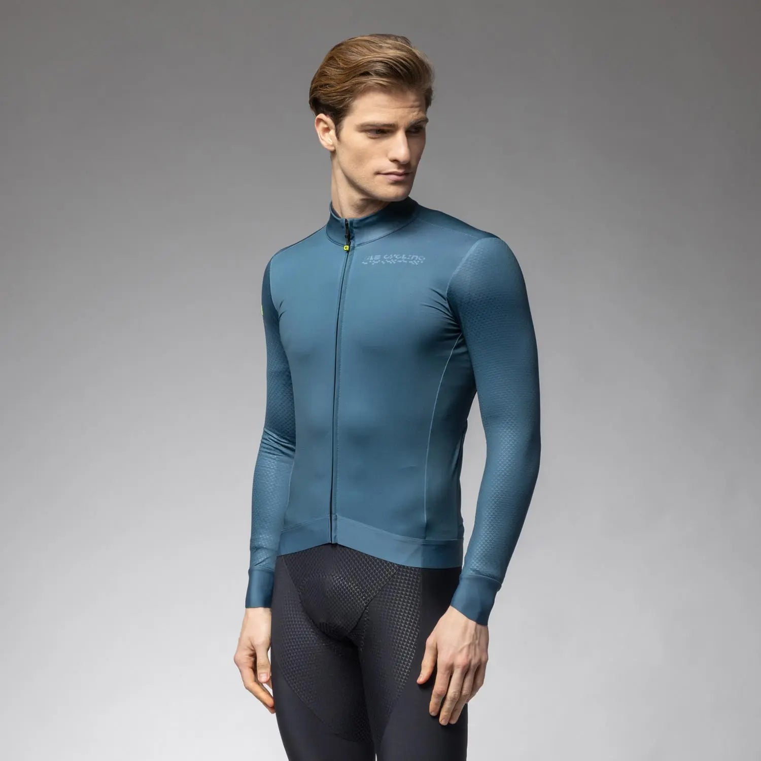 Ale Clothing Follow Me PR-E Long Sleeves Jersey Green - FREE UK Shipping, FREE 365 Day Returns | Moto Central