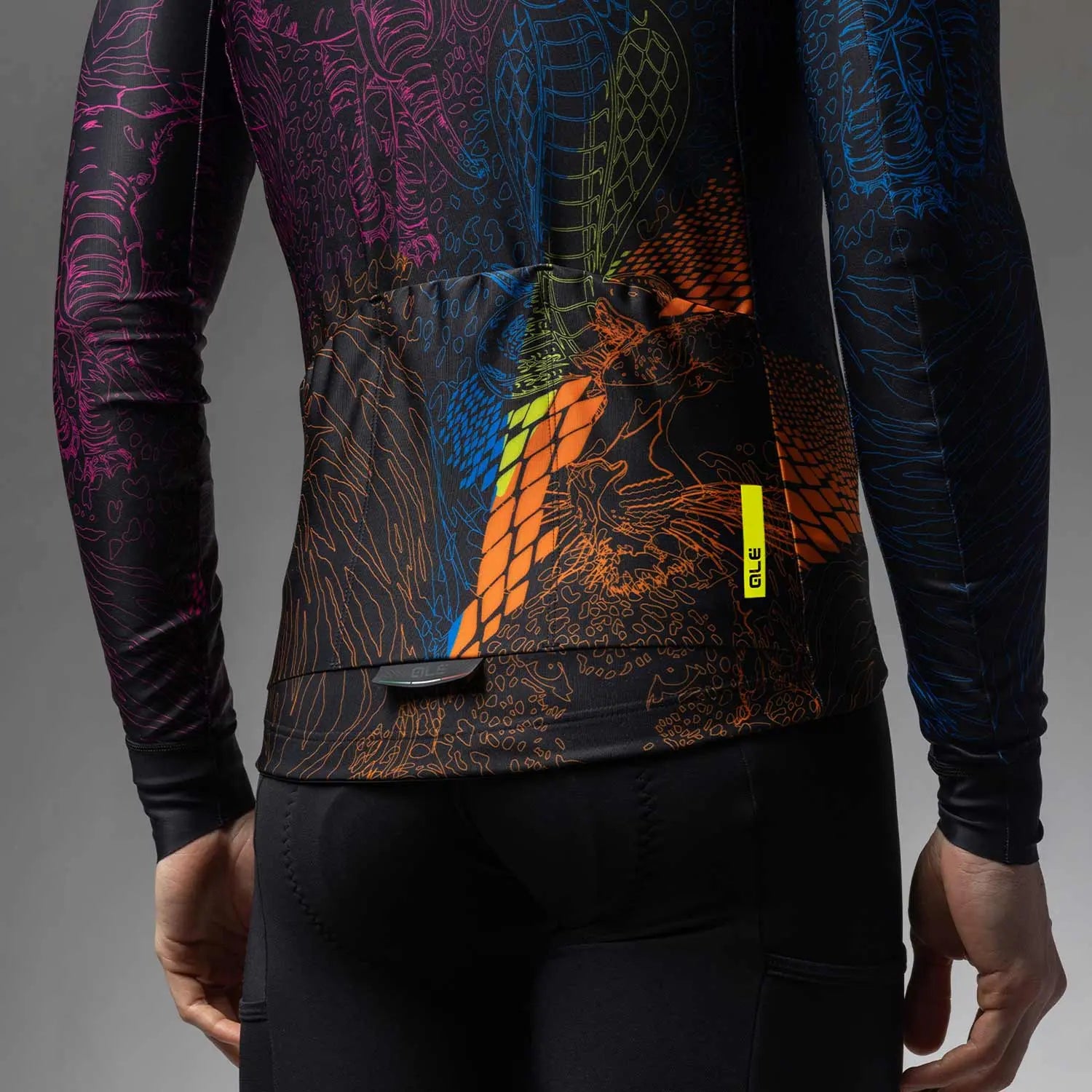 Ale Clothing Zanzibar Pragma Long Sleeves Jersey Multicolour - FREE UK Shipping, FREE 365 Day Returns | Moto Central