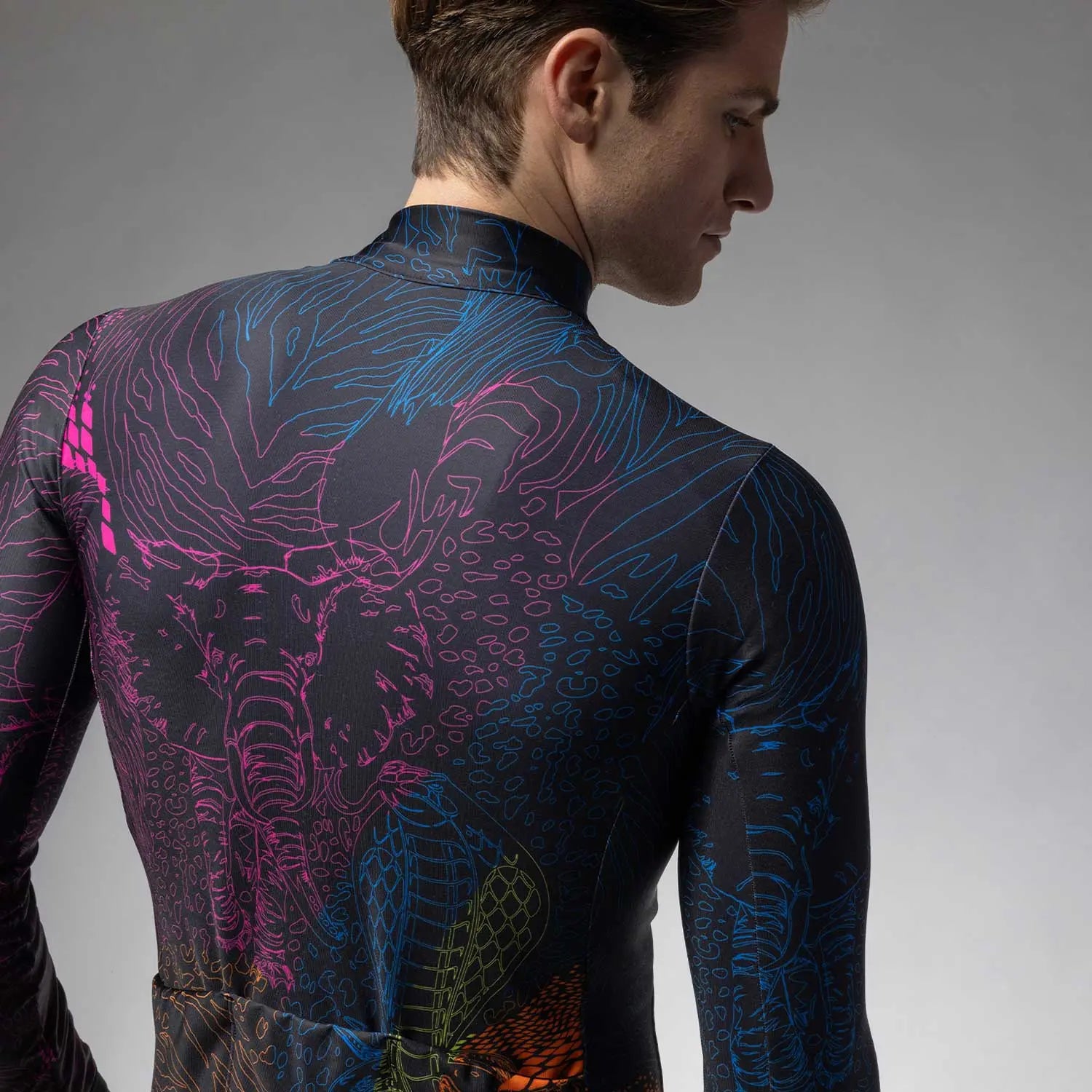 Ale Clothing Zanzibar Pragma Long Sleeves Jersey Multicolour - FREE UK Shipping, FREE 365 Day Returns | Moto Central