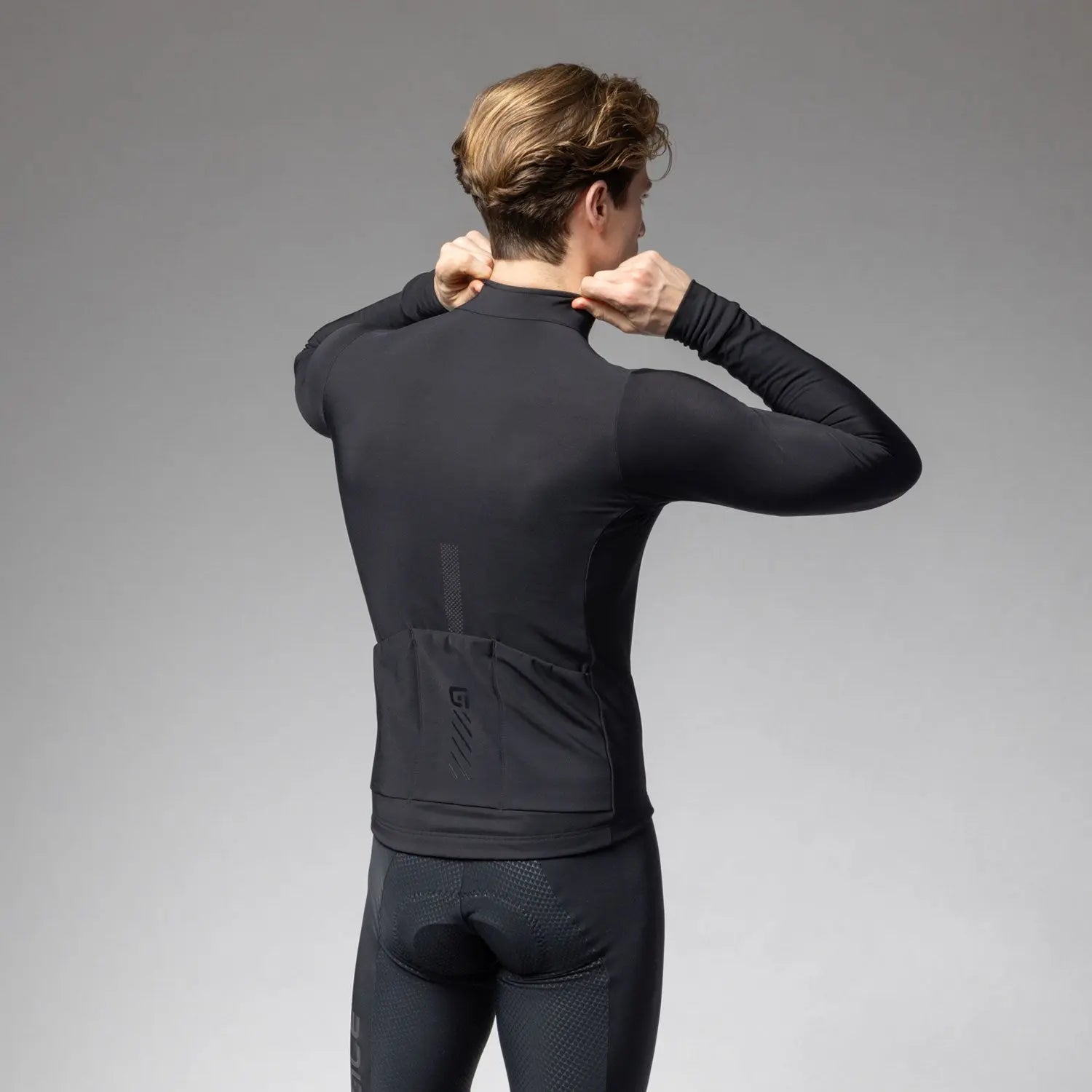 Ale Clothing Fondo 3.0 Pragma Long Sleeves Jersey Black - FREE UK Shipping, FREE 365 Day Returns | Moto Central