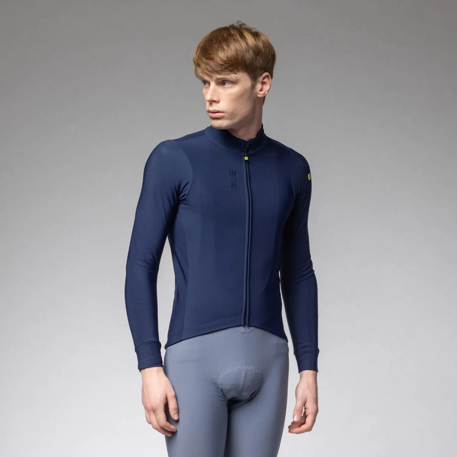 Ale Clothing Fondo 3.0 Pragma Long Sleeves Jersey Navy - FREE UK Shipping, FREE 365 Day Returns | Moto Central