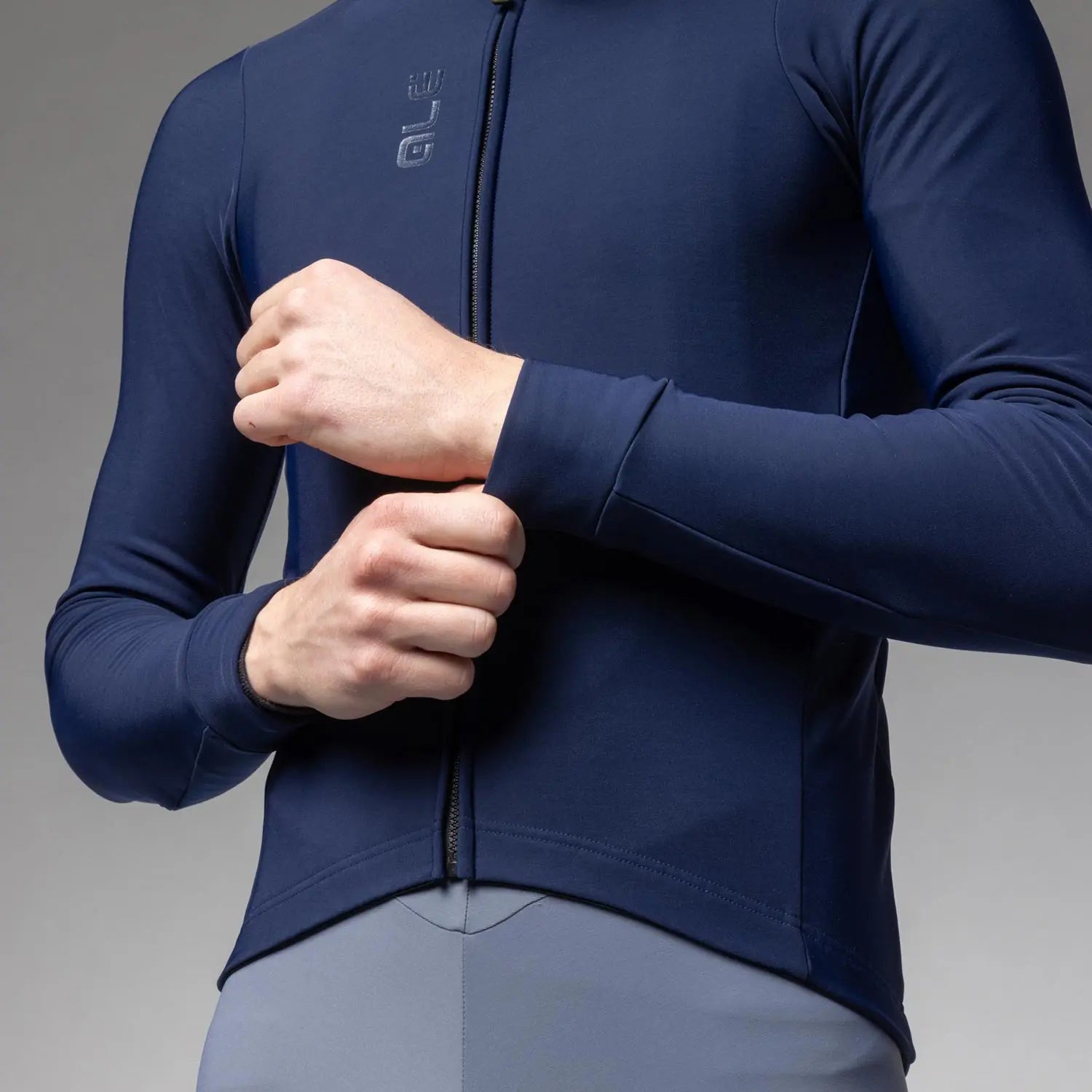 Ale Clothing Fondo 3.0 Pragma Long Sleeves Jersey Navy - FREE UK Shipping, FREE 365 Day Returns | Moto Central
