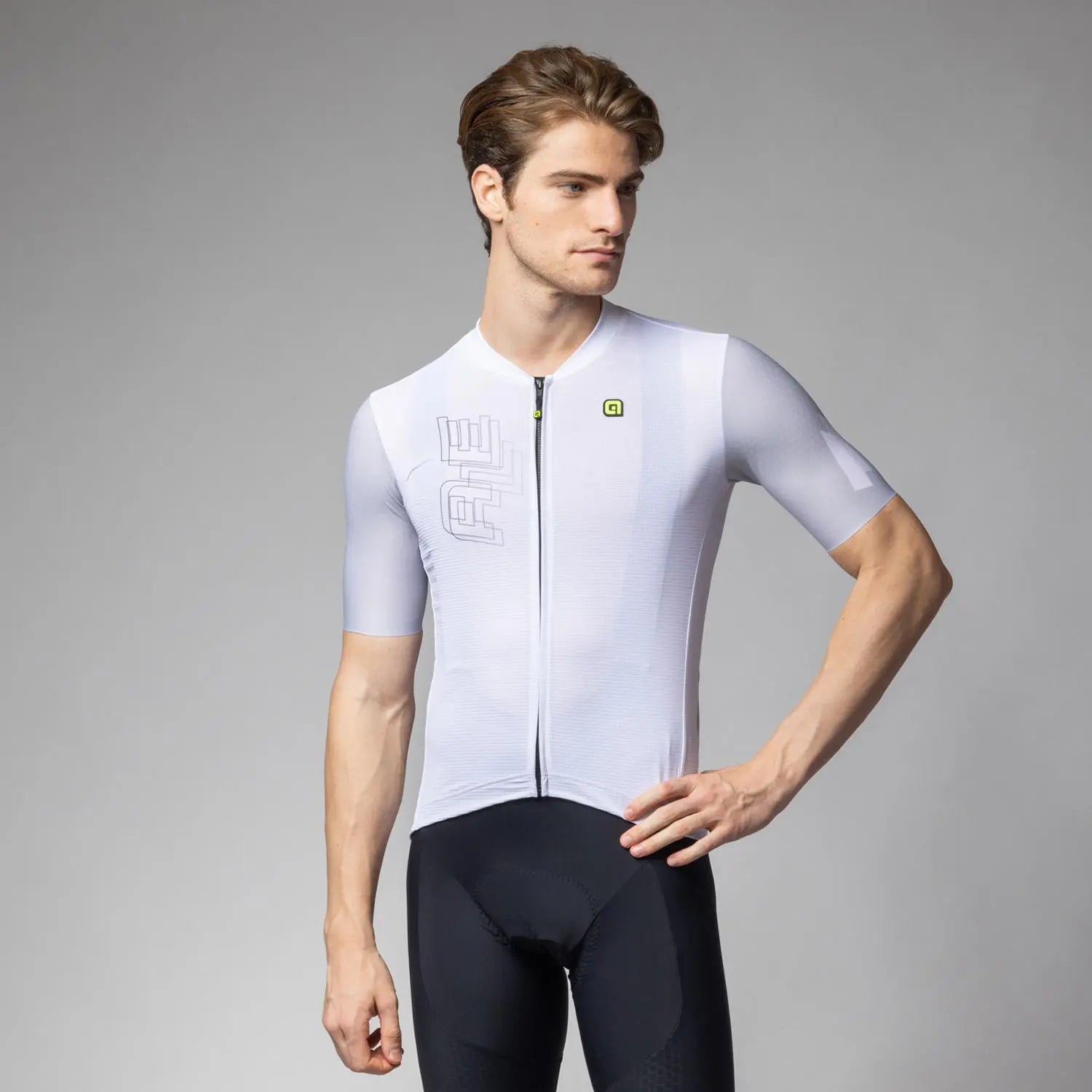 Ale Clothing Follow Me PR-E Short Sleeves Jersey White - FREE UK Shipping, FREE 365 Day Returns | Moto Central