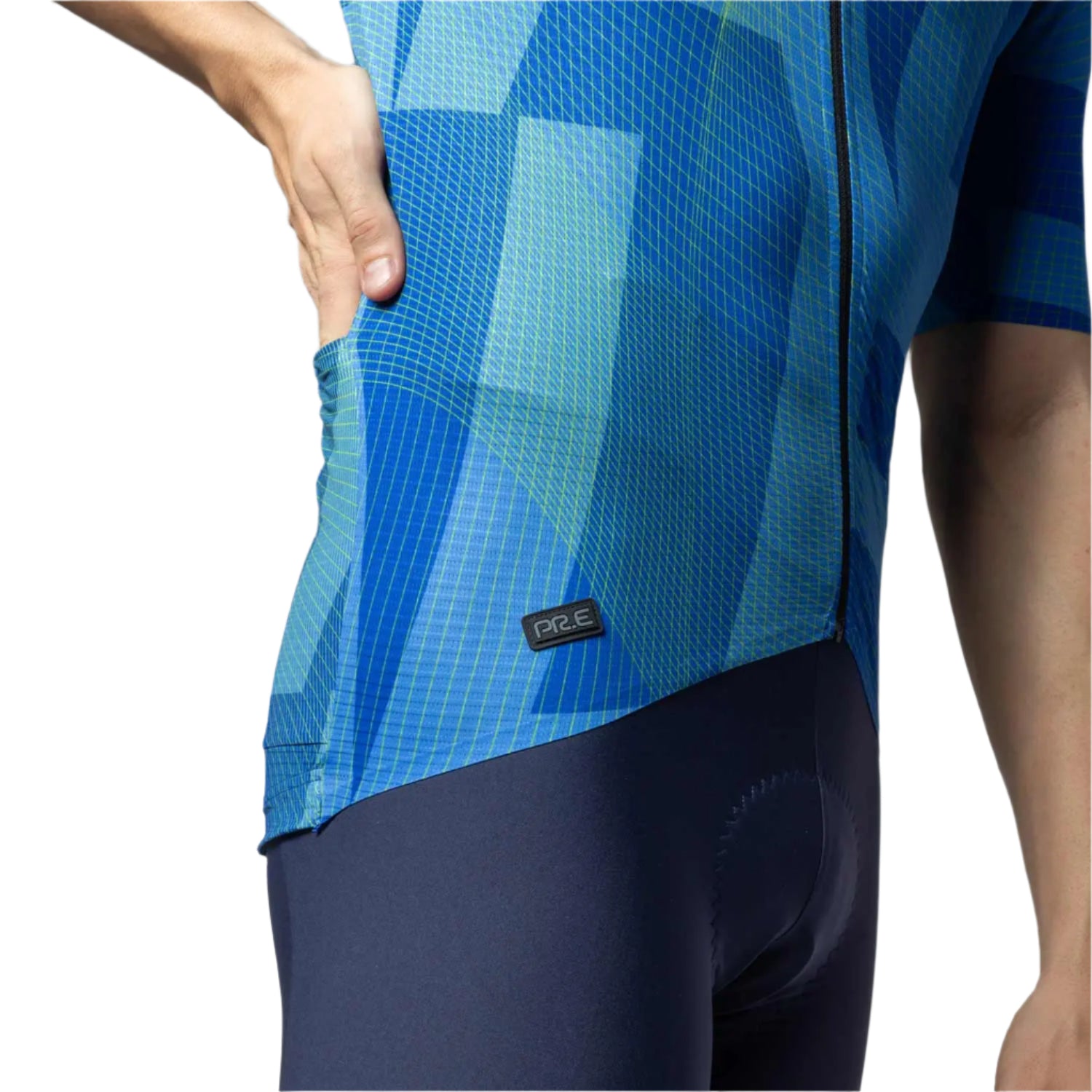 Ale Clothing Synergy PR-E Short Sleeves Jersey Blue - FREE UK Shipping, FREE 365 Day Returns | Moto Central