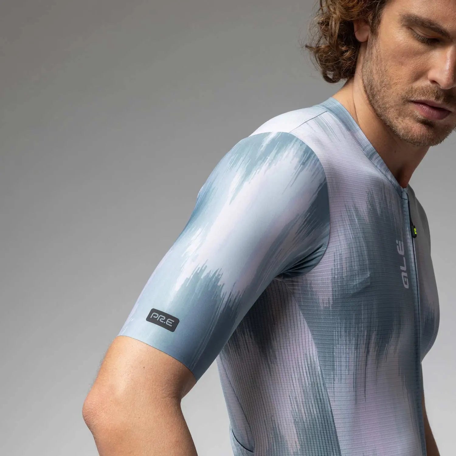 Ale Clothing Argon PR-E Short Sleeves Jersey Grey - FREE UK Shipping, FREE 365 Day Returns | Moto Central