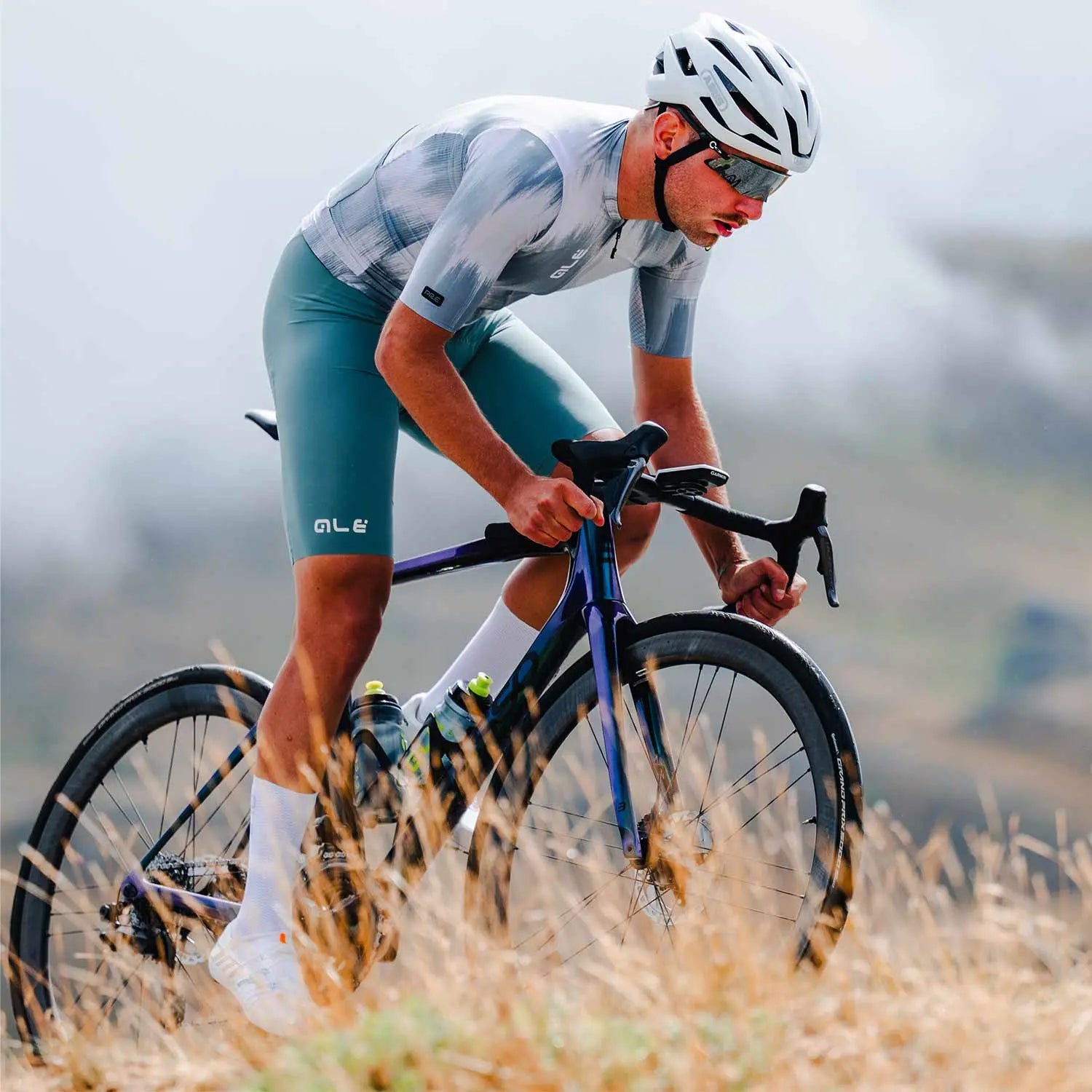 Ale Clothing Argon PR-E Short Sleeves Jersey Grey - FREE UK Shipping, FREE 365 Day Returns | Moto Central