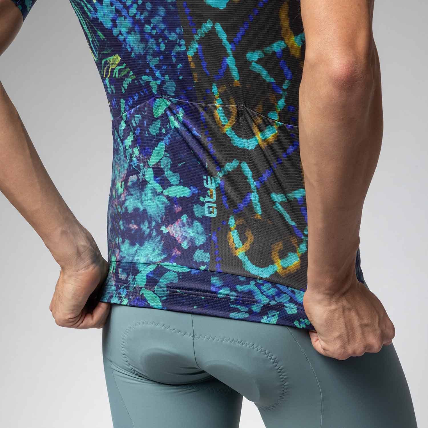 Ale Clothing Caraibi Pragma Short Sleeves Jersey Multicolour - FREE UK Shipping, FREE 365 Day Returns | Moto Central