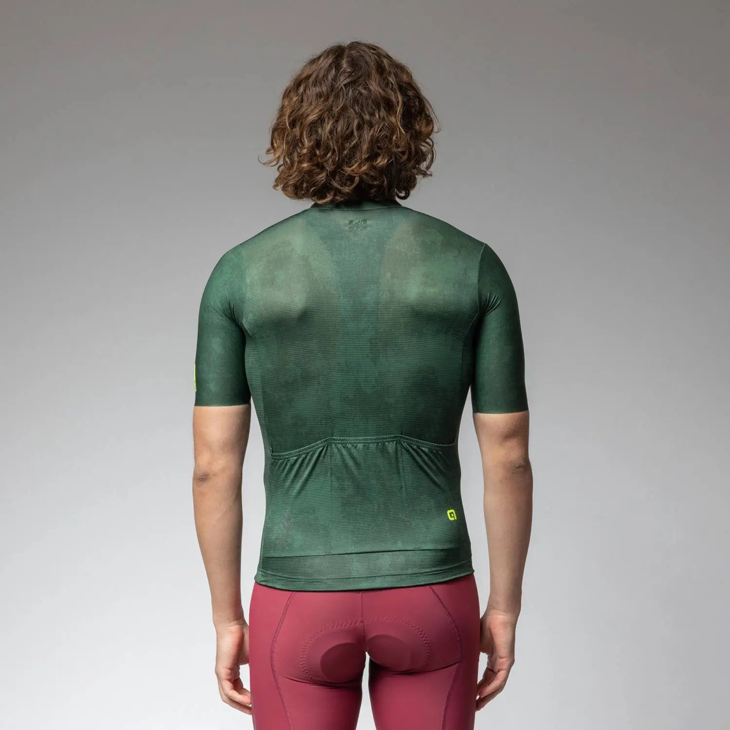 Ale Clothing Deep Pragma Short Sleeves Jersey Green - FREE UK Shipping, FREE 365 Day Returns | Moto Central