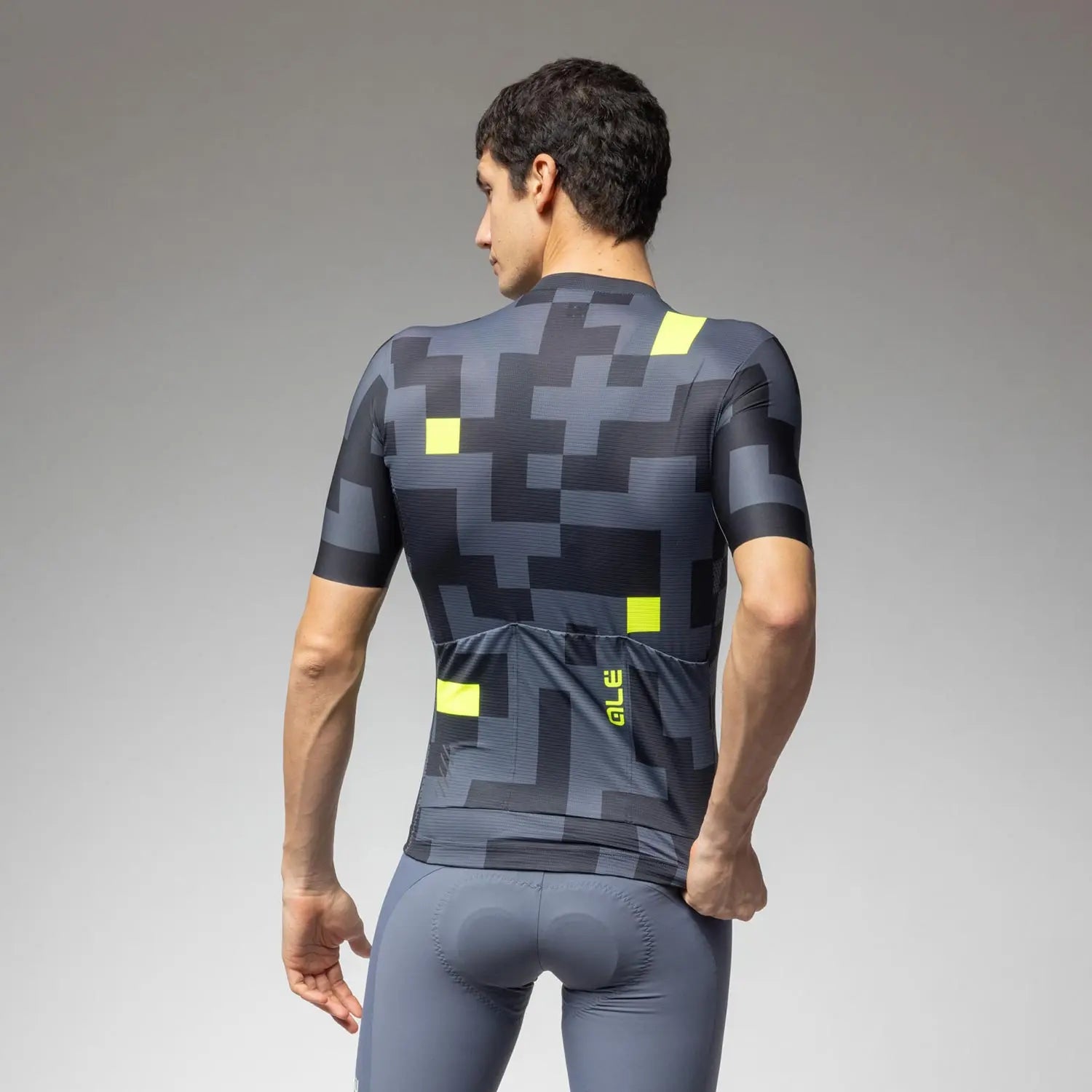 Ale Clothing Pixel Pragma Short Sleeves Jersey Black - FREE UK Shipping, FREE 365 Day Returns | Moto Central