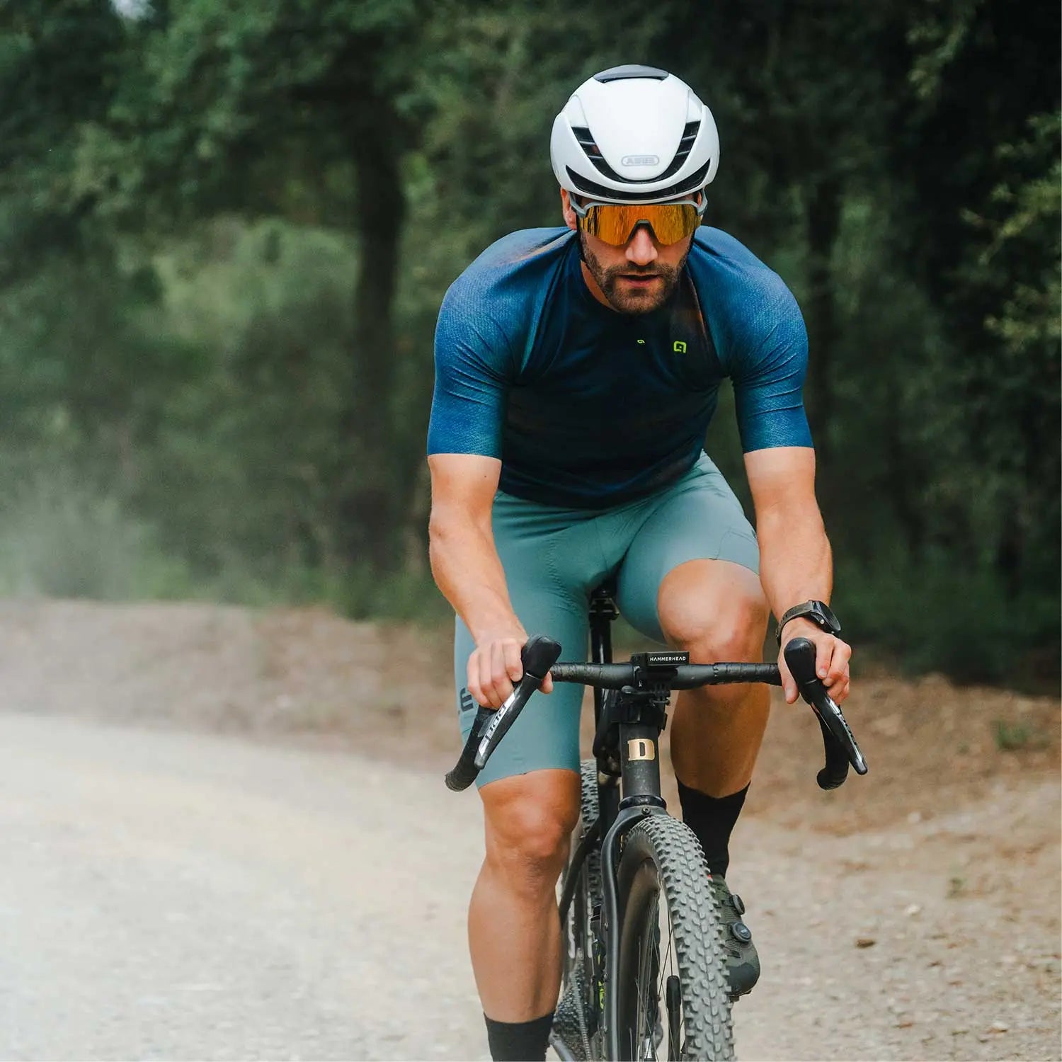 Ale Clothing Traccia Off Road Short Sleeves Jersey Blue - FREE UK Shipping, FREE 365 Day Returns | Moto Central