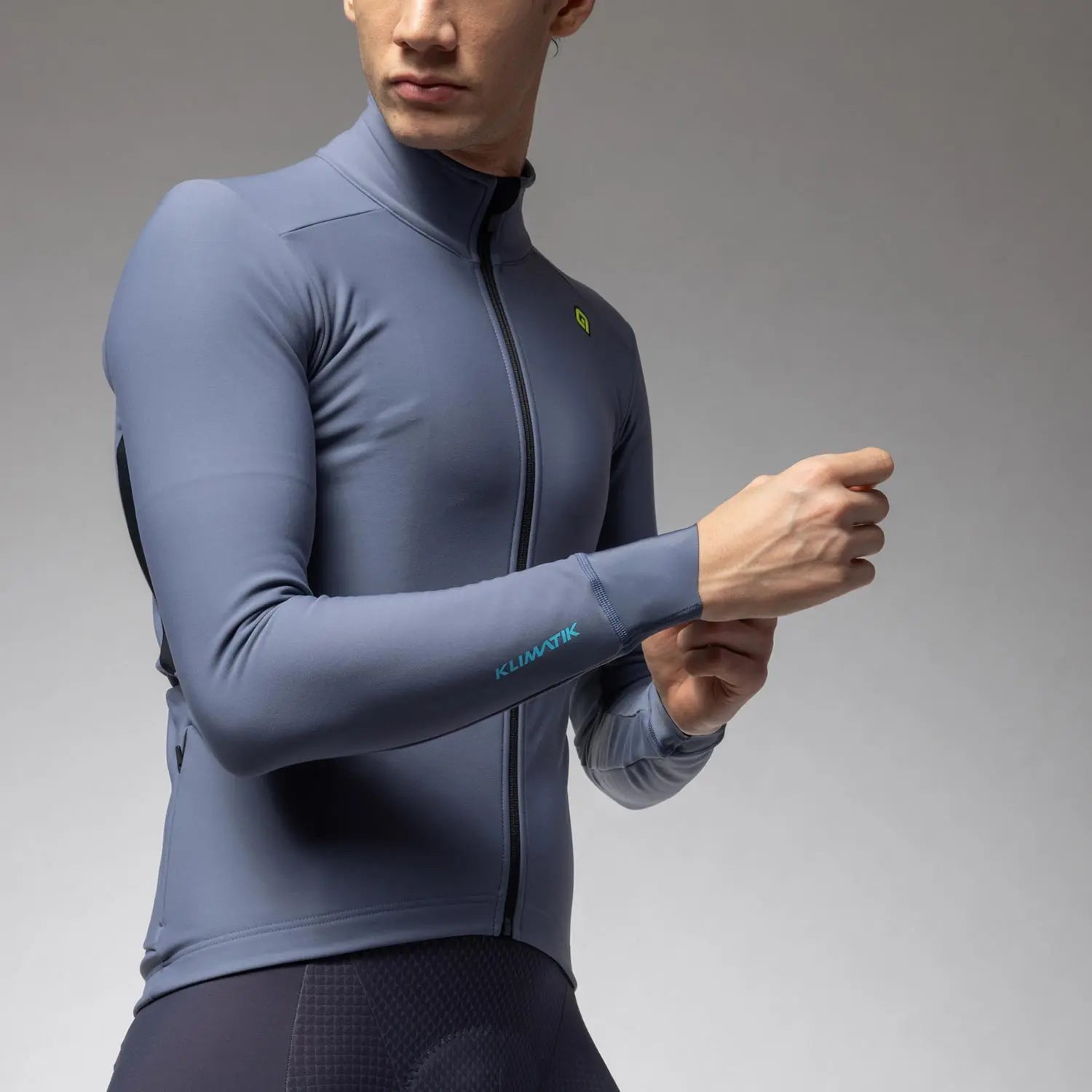 Ale Clothing K-Idro Klimatik Long Sleeves Jersey Grey - FREE UK Shipping, FREE 365 Day Returns | Moto Central