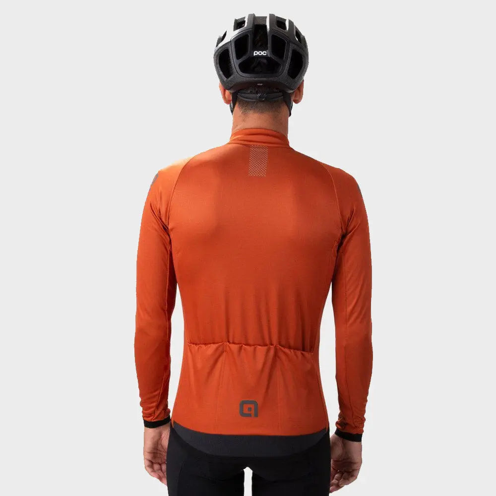 Ale Clothing Thermal R-EV1 Long Sleeves Jersey Orange - FREE UK Shipping, FREE 365 Day Returns | Moto Central