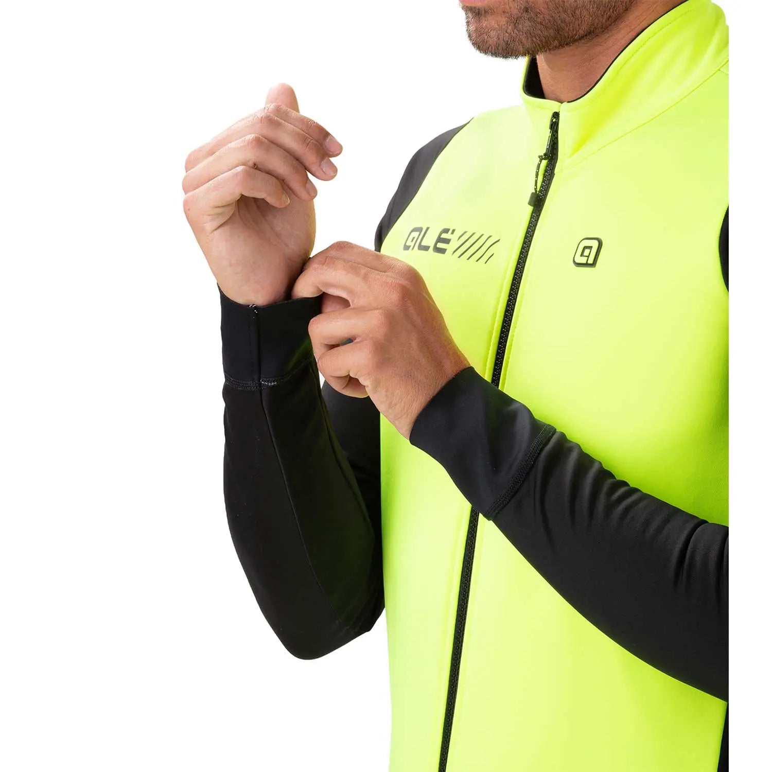Ale Clothing Fondo 2.0 Solid Jacket Yellow - FREE UK Shipping, FREE 365 Day Returns | Moto Central
