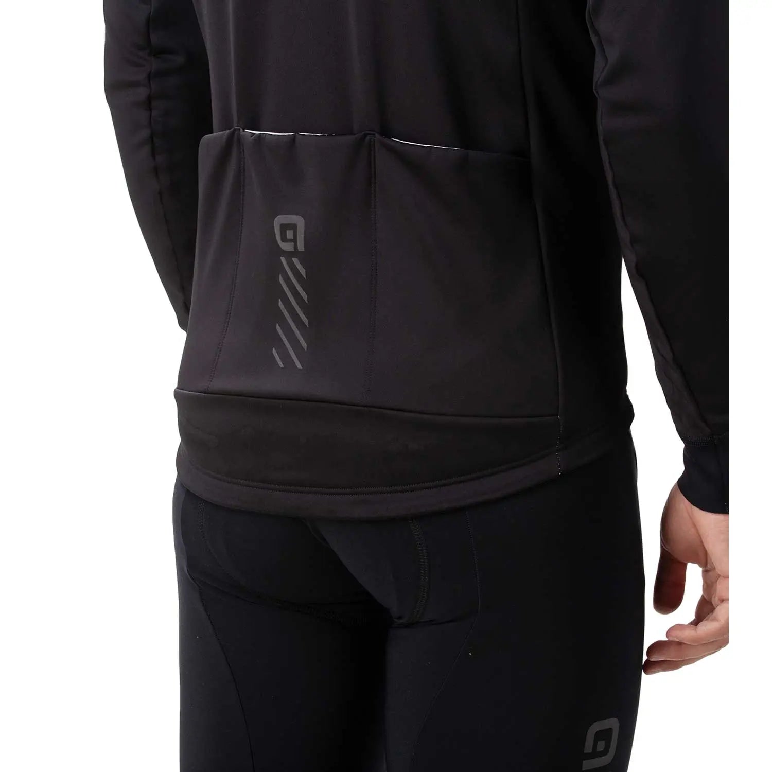 Ale Clothing Fondo 2.0 Solid Jacket Black - FREE UK Shipping, FREE 365 Day Returns | Moto Central