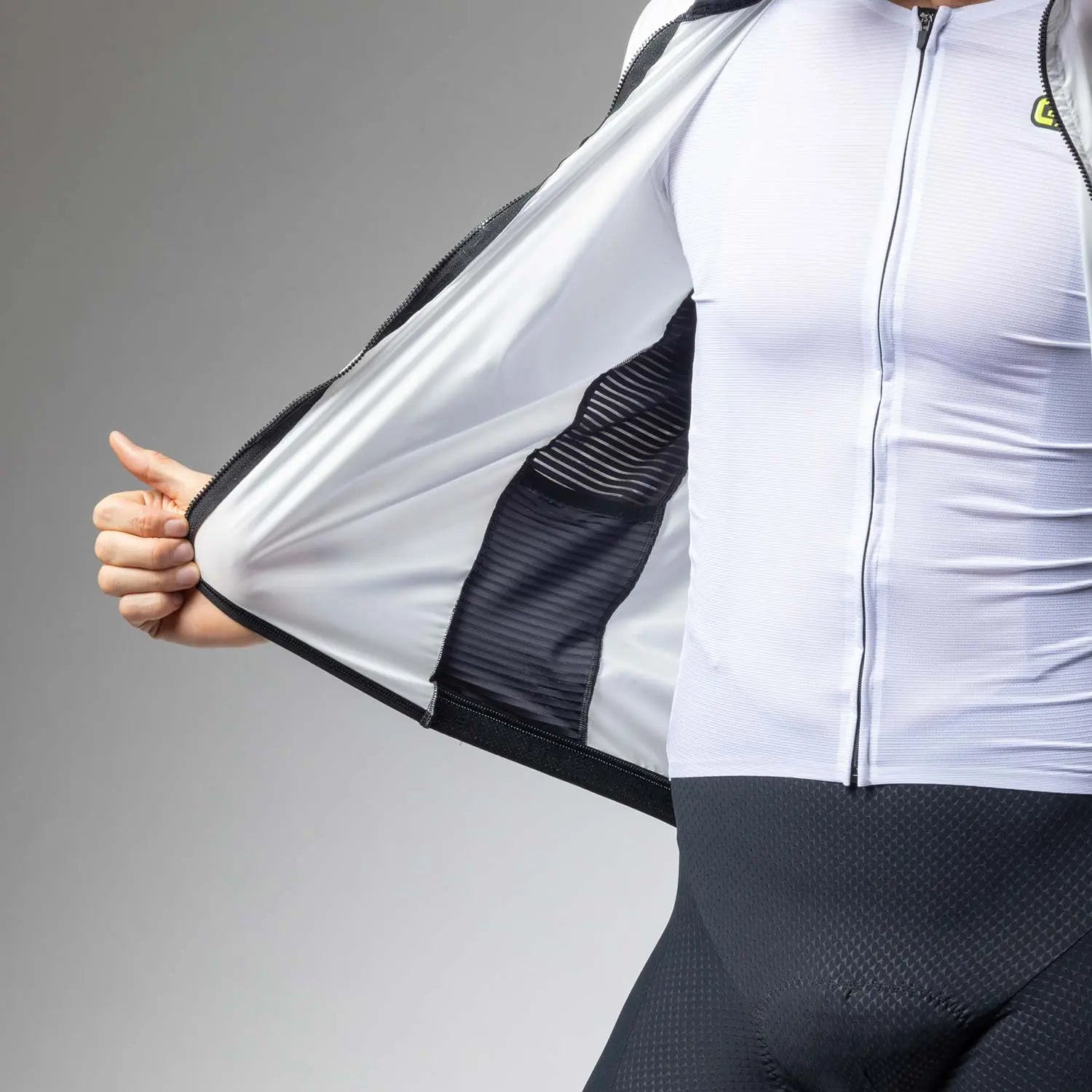 Ale Clothing Light Pack 2.0 Jacket White - FREE UK Shipping, FREE 365 Day Returns | Moto Central