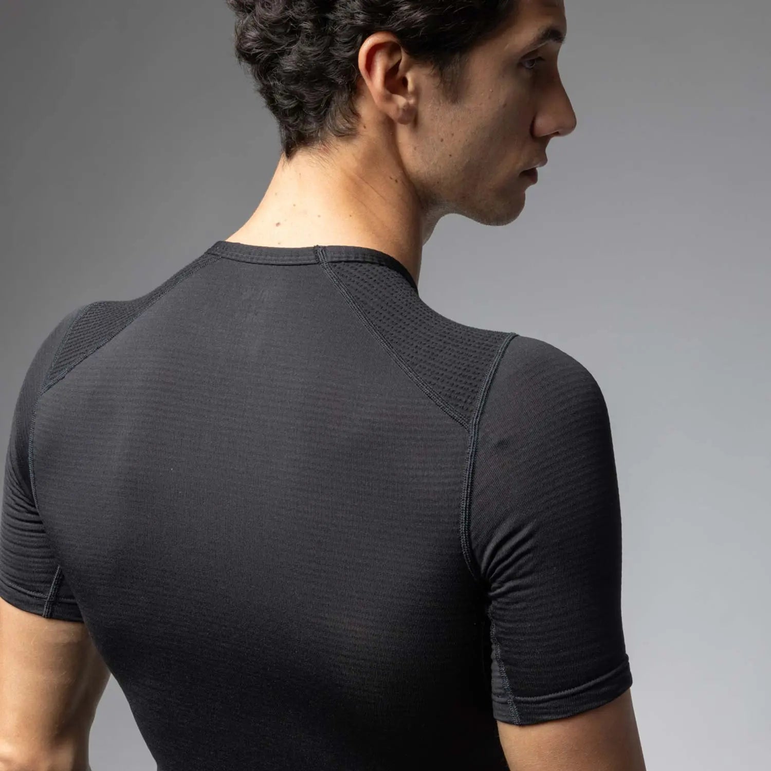 Ale Clothing Grid Intimo Short Sleeves Base Layer Black - FREE UK Shipping, FREE 365 Day Returns | Moto Central