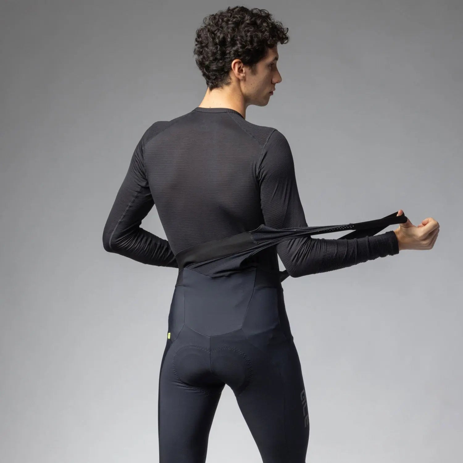 Ale Clothing Grid Intimo Long Sleeves Base Layer Black - FREE UK Shipping, FREE 365 Day Returns | Moto Central