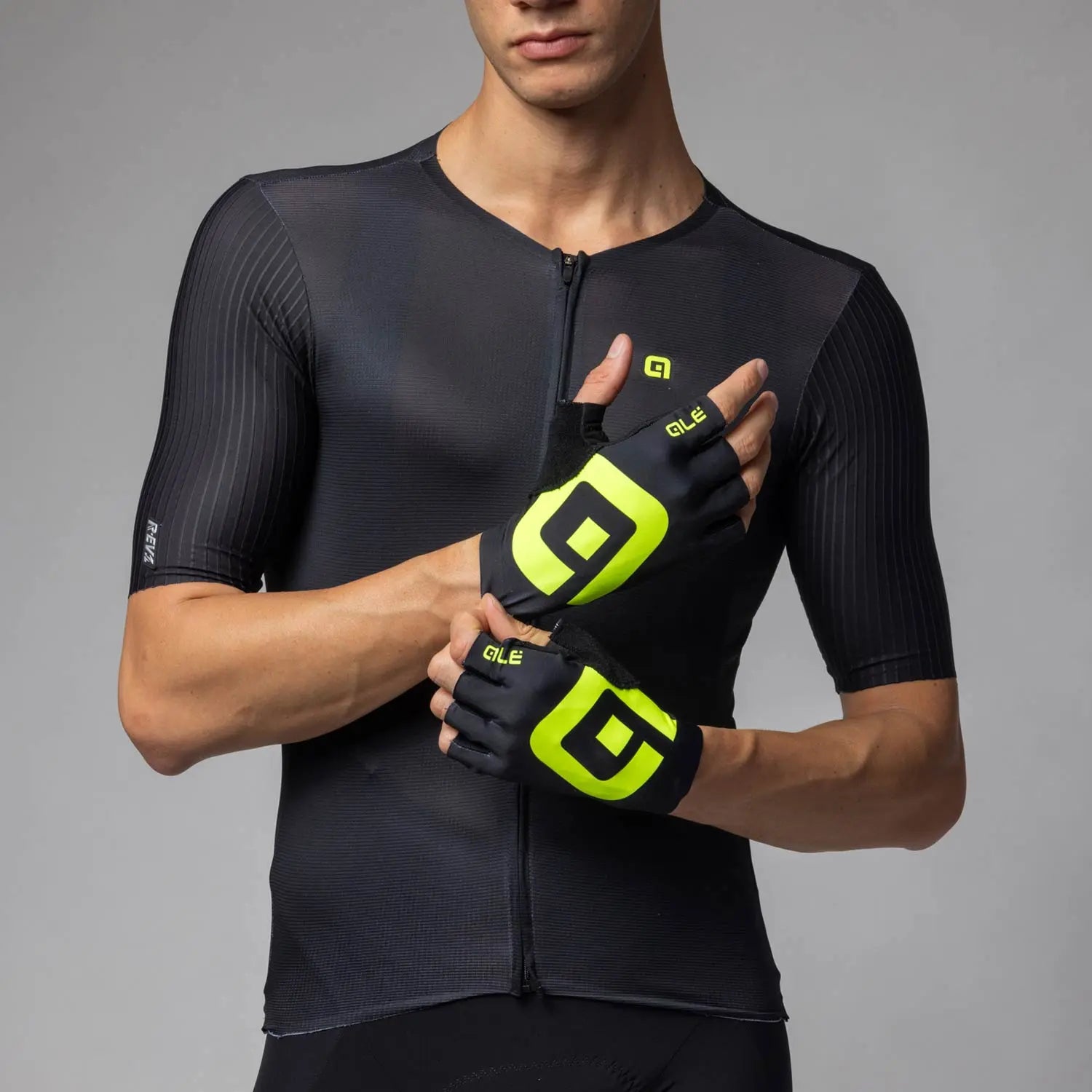 Ale Clothing Air Summer Gloves Black / Yellow - FREE UK Shipping, FREE 365 Day Returns | Moto Central