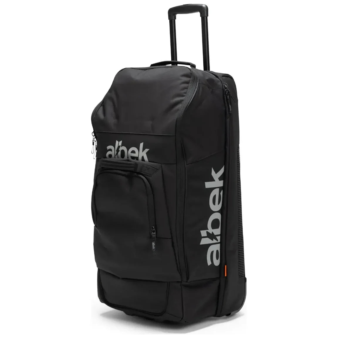 Albek Econo Haul Gear Bag Black - 115 Liters, upright front view on white
