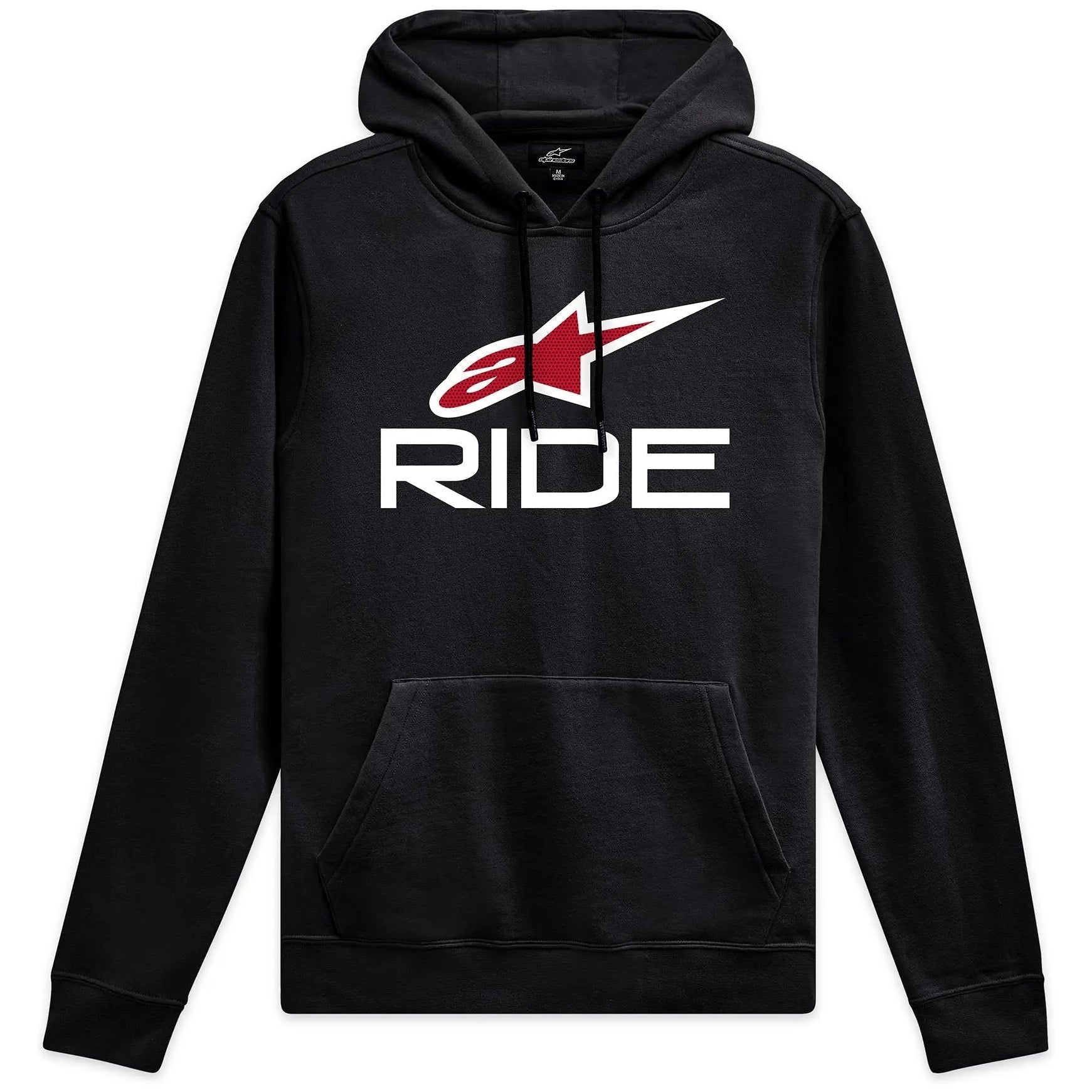 Alpinestars Ride Hoodie V3 Black / White / Red, front view