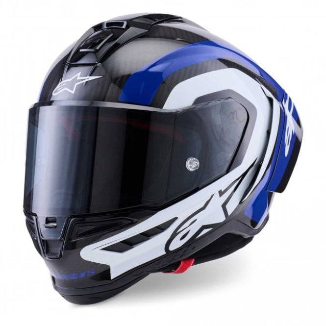 Alpinestars Supertech R10 Arius ECE 06 Gloss Black / White / Blue