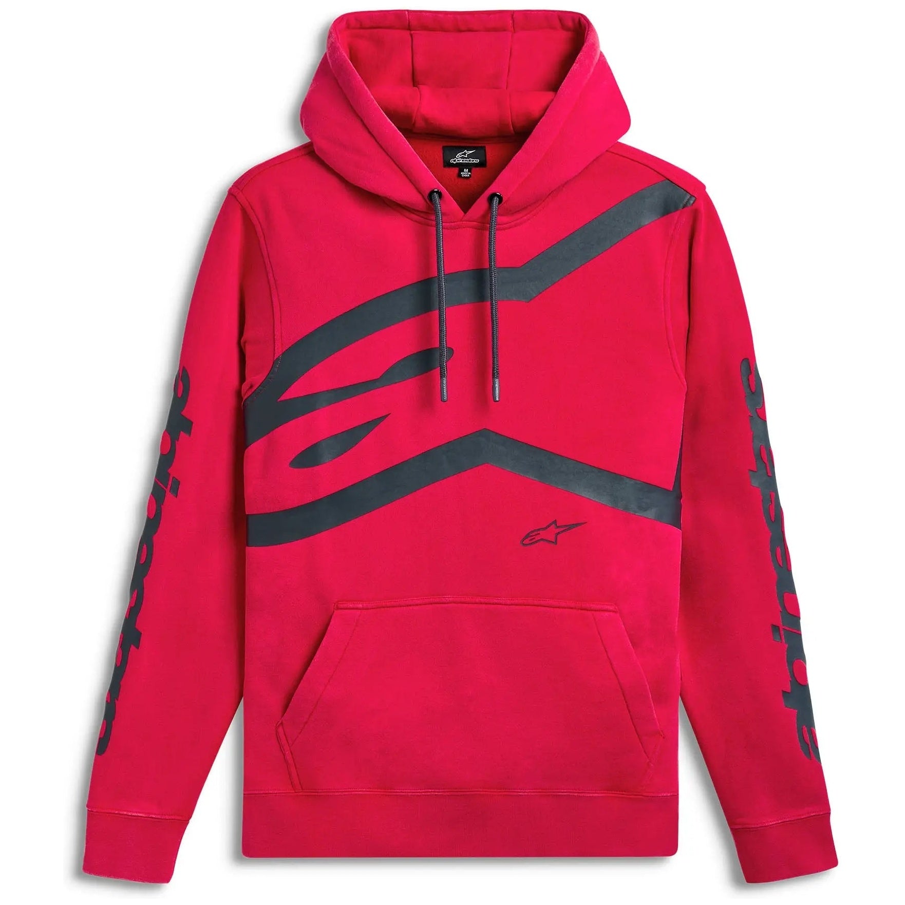 Alpinestars Unbound Hoodie Red, front view