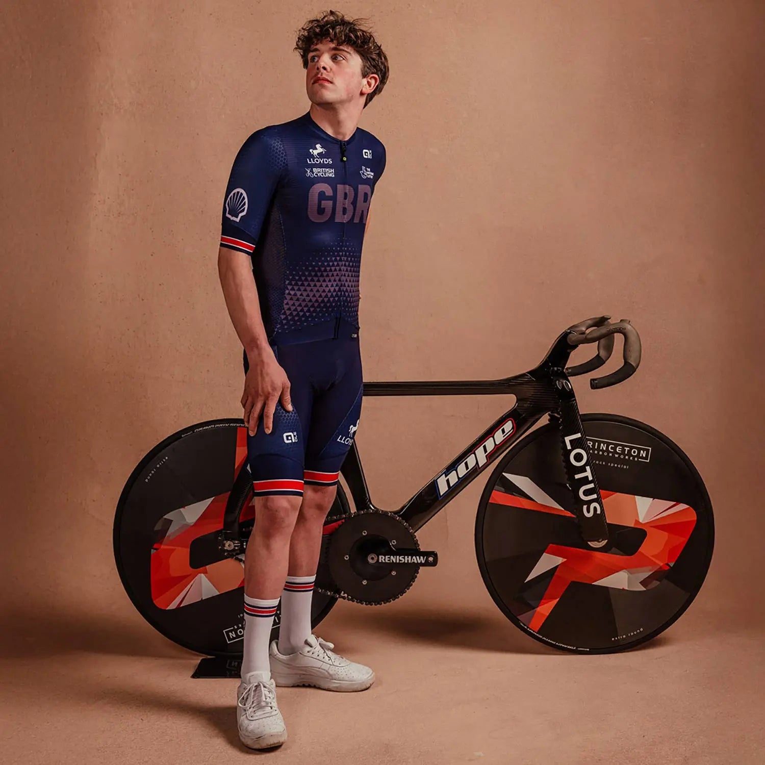 Ale Clothing British Cycling Official Training Prime Short Sleeves Jersey UK - FREE UK Shipping, FREE 365 Day Returns | Moto Central