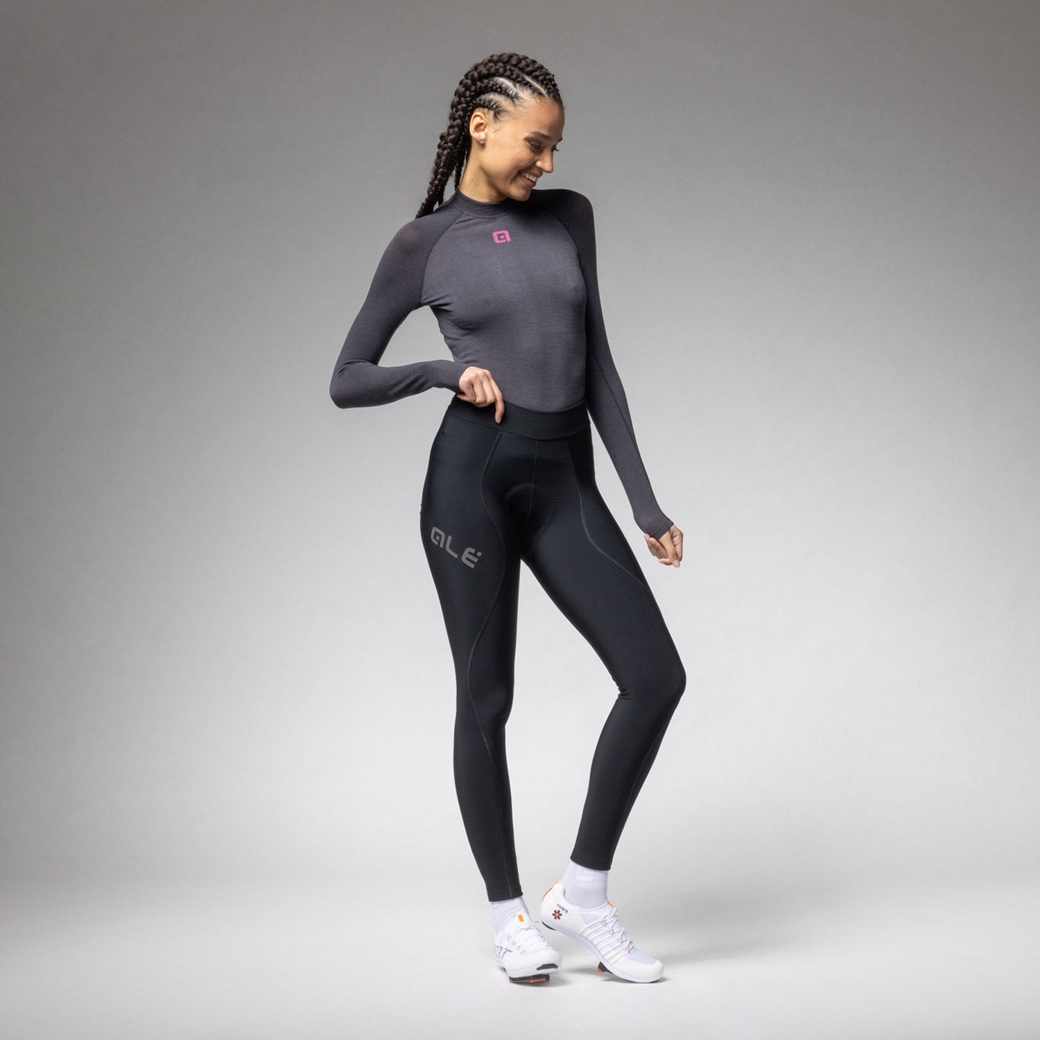 Ale Clothing Winter Pragma Ladies Bibtights Black - FREE UK Shipping, FREE 365 Day Returns | Moto Central