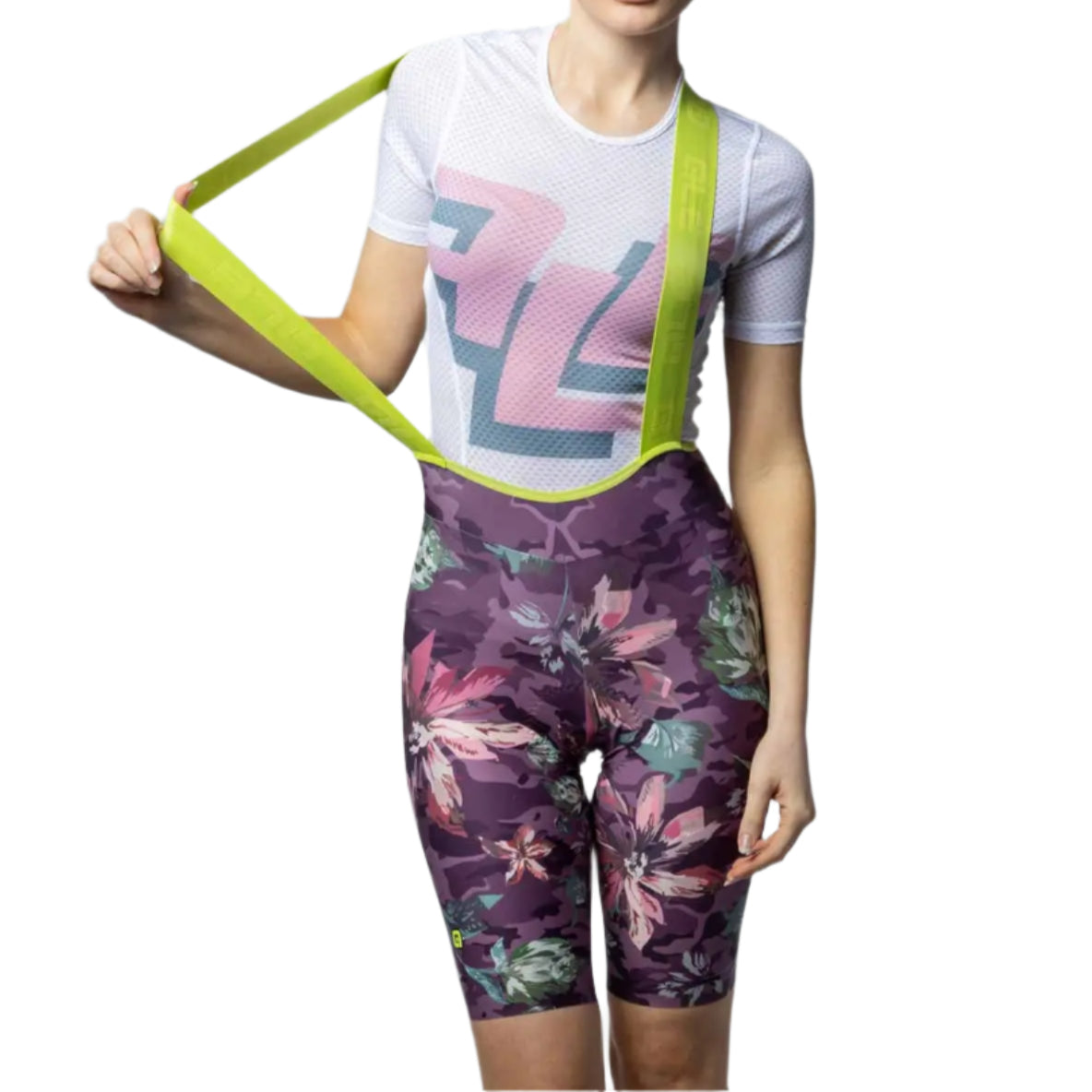 Ale Clothing Sauvage PR-E Ladies Bib Shorts Purple - FREE UK Shipping, FREE 365 Day Returns | Moto Central