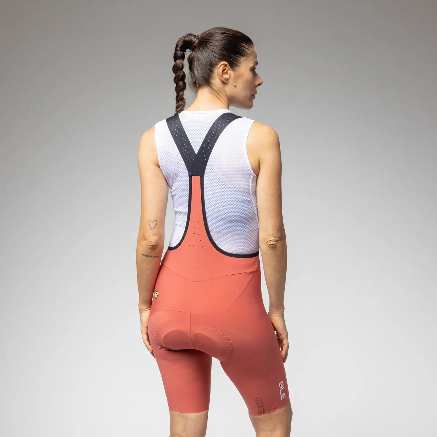 Ale Clothing Go R-EV1 Ladies Bib Shorts Orange - FREE UK Shipping, FREE 365 Day Returns | Moto Central