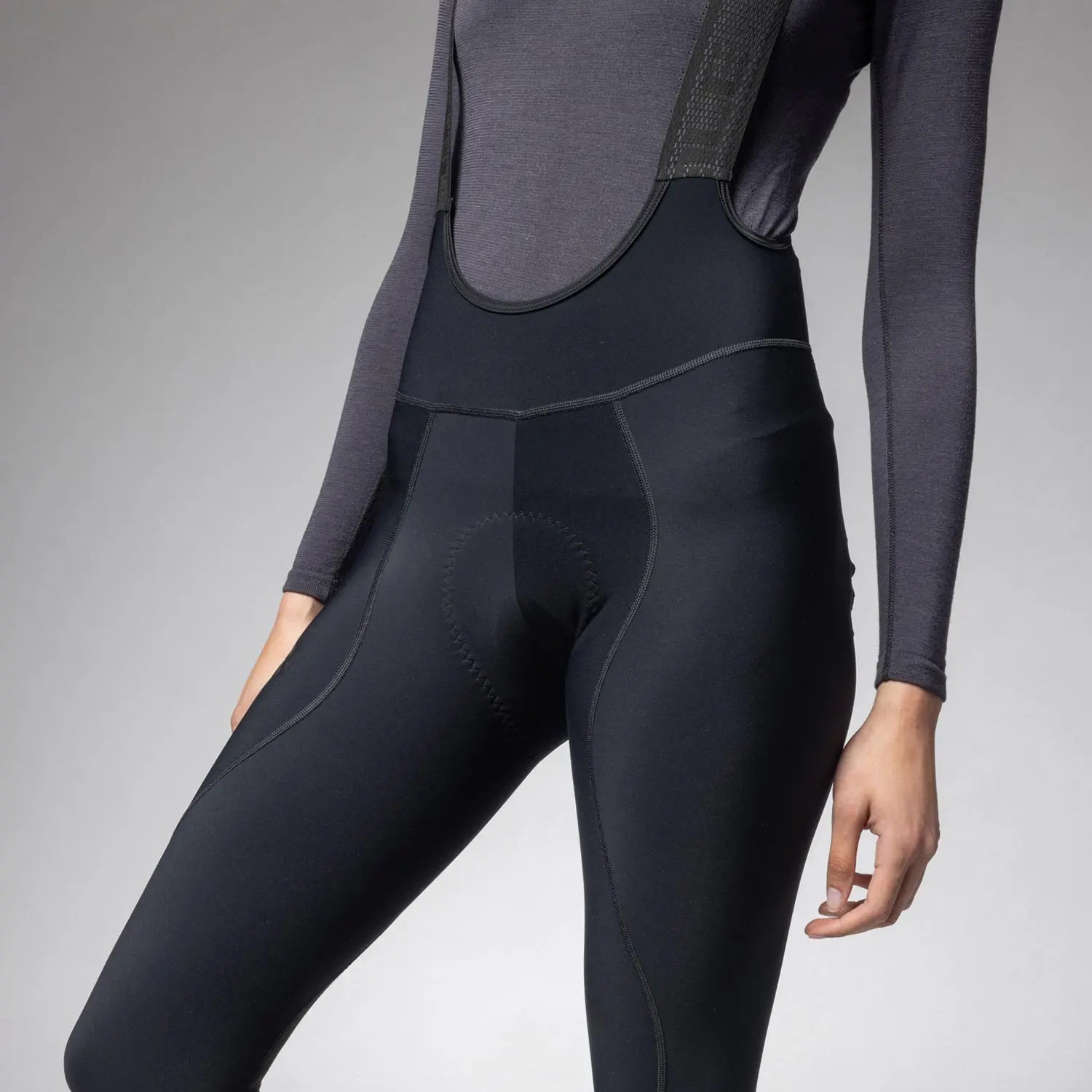 Ale Clothing Winter Pragma Ladies Bib Tights Black - FREE UK Shipping, FREE 365 Day Returns | Moto Central